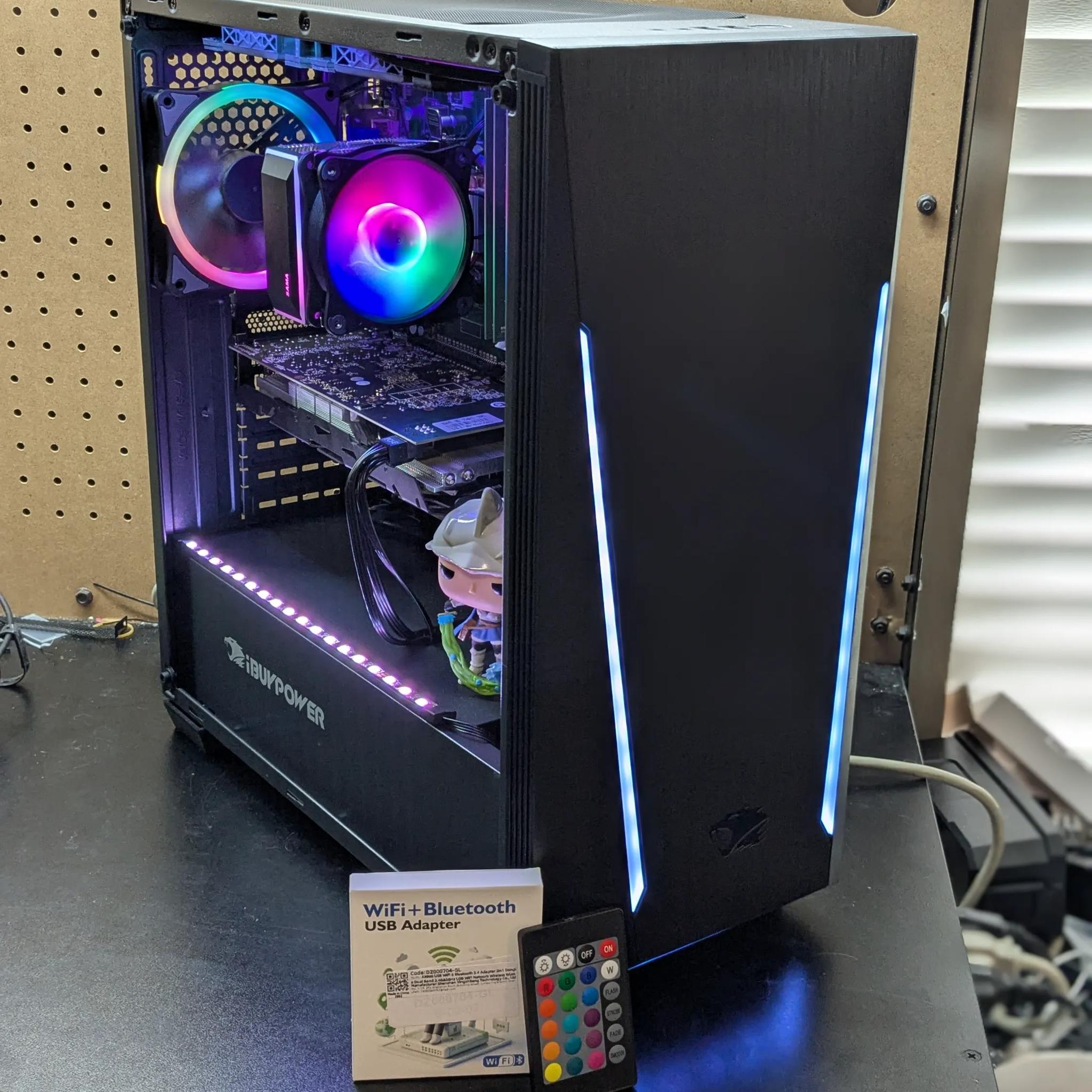 Black Clover | 180 Day Warranty | Xeon (same as i7), 16GB RAM, 480GB SSD, RX 570, Win10, Wifi