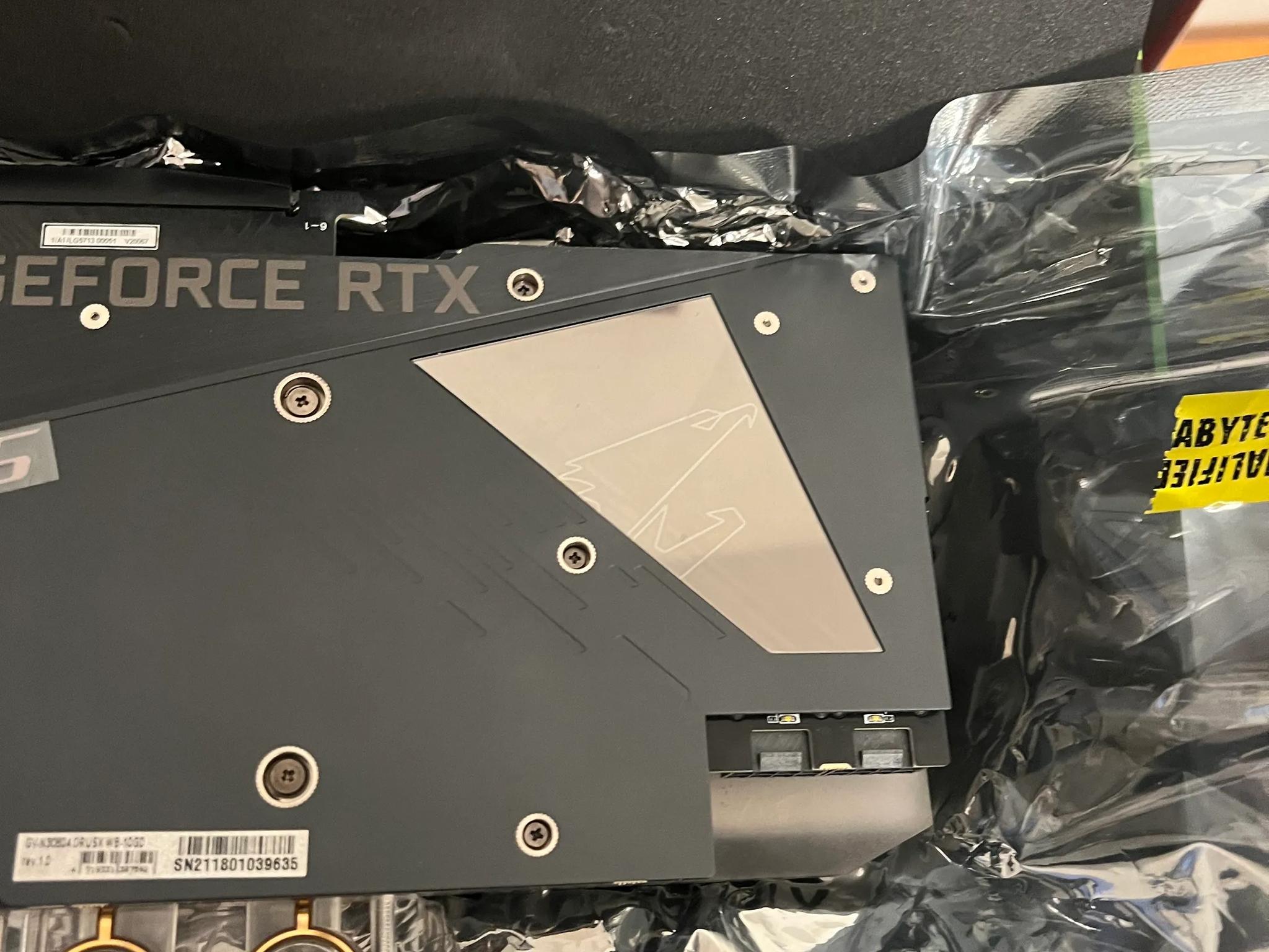RTX3080 Aorus Extreme WaterForce *Requires custom loop* Rare Collectors GPU