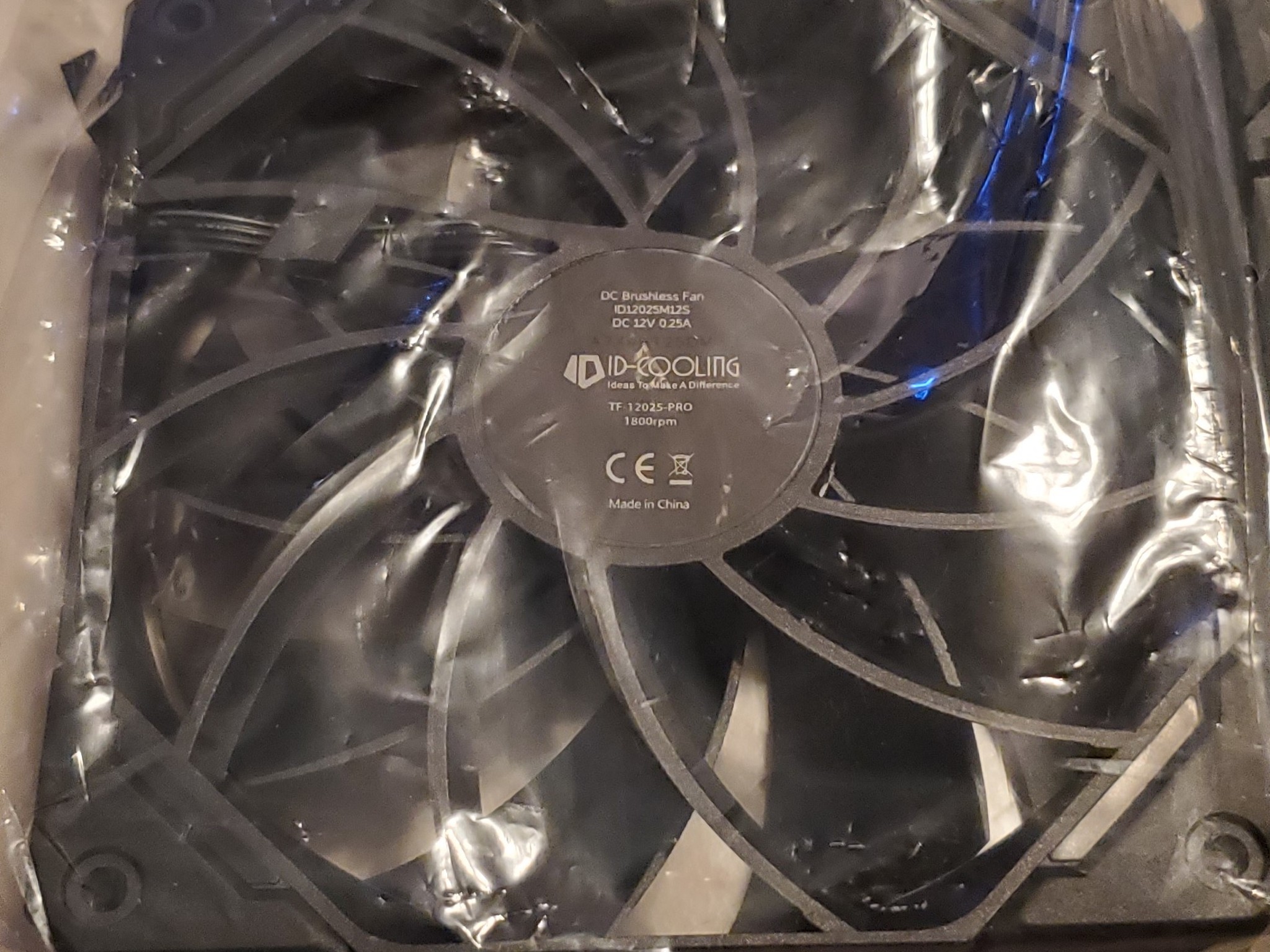 ID-COOLING TF-12025-PRO 120mm 4pin PWM Fans (2-Pack)