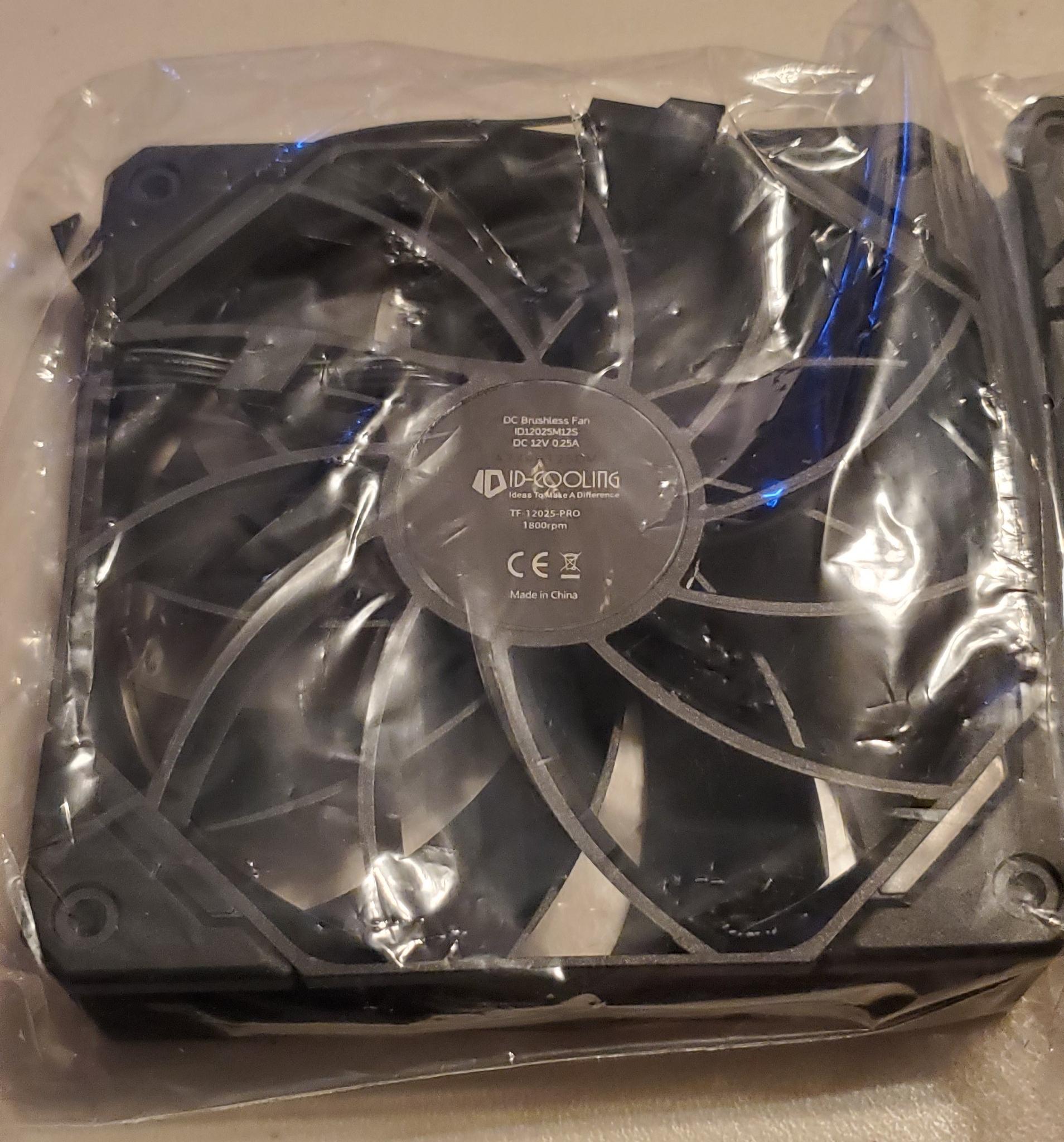 ID-COOLING TF-12025-PRO 120mm 4pin PWM Fans (2-Pack)