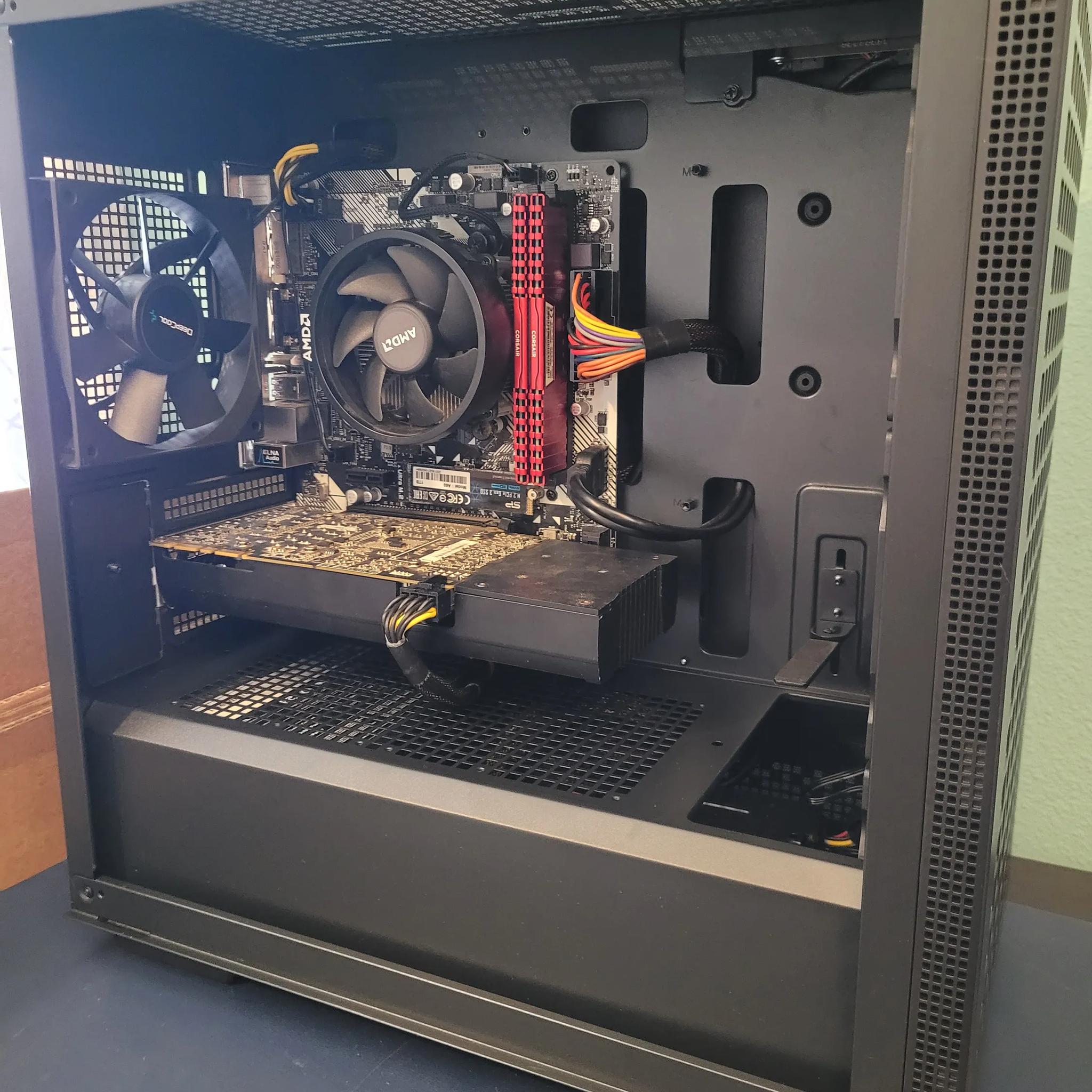 Budget Gaming PC - Ryzen 5 5600x, GTX 1070, 1TB SSD, 16GB DDR4