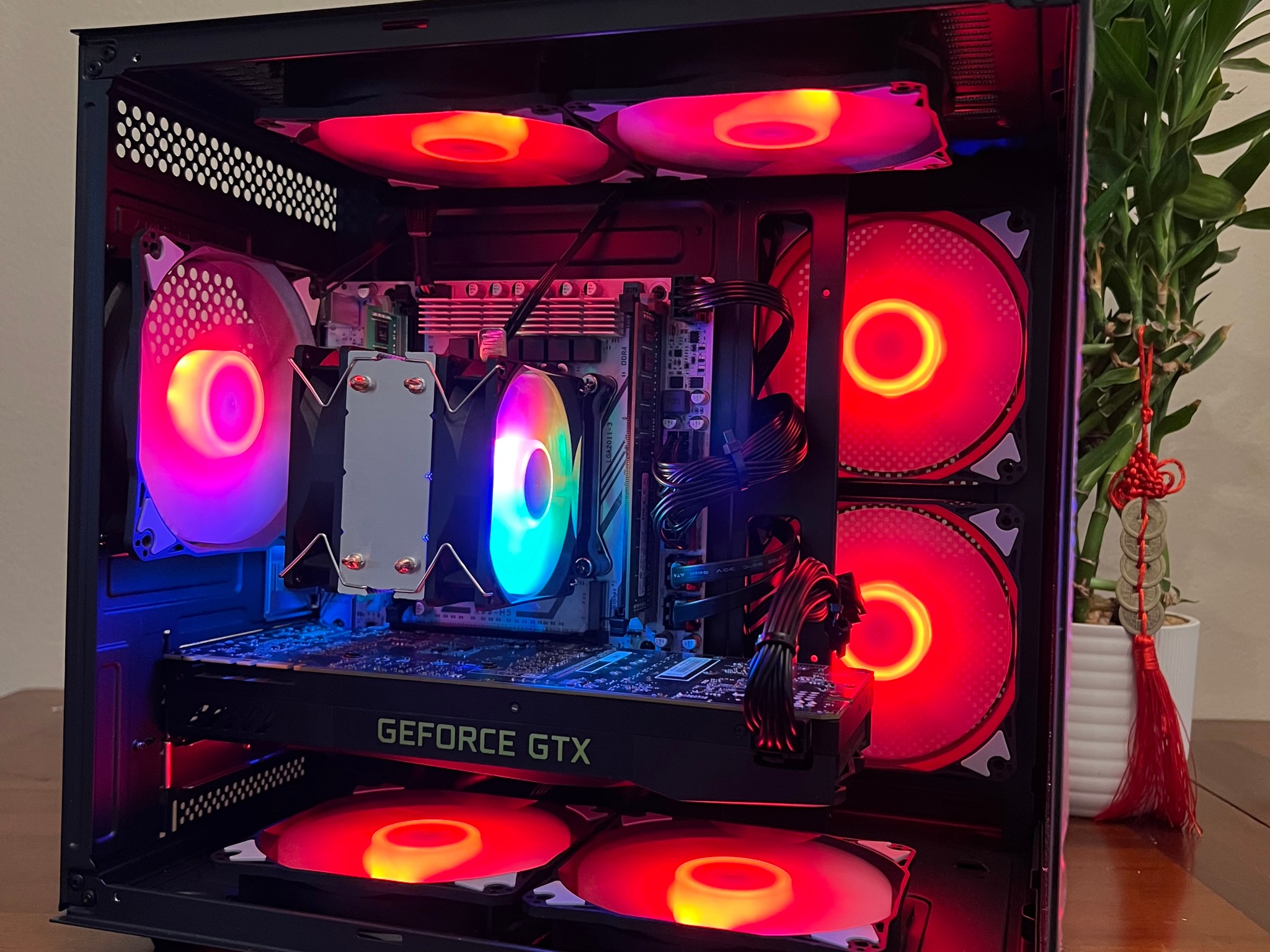Intel 10 Core Gaming PC GTX 1080 1tb Storage 16GB RAM WIFi WINDOWS 11 Pro