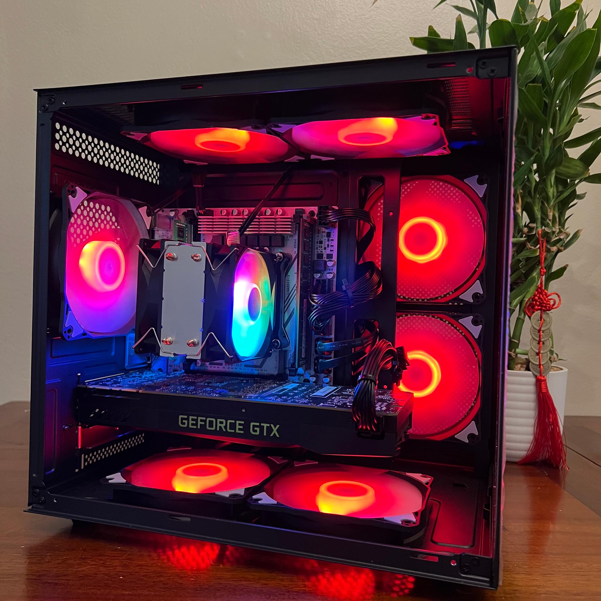 Intel 10 Core Gaming PC GTX 1080 1tb Storage 16GB RAM WIFi WINDOWS 11 Pro