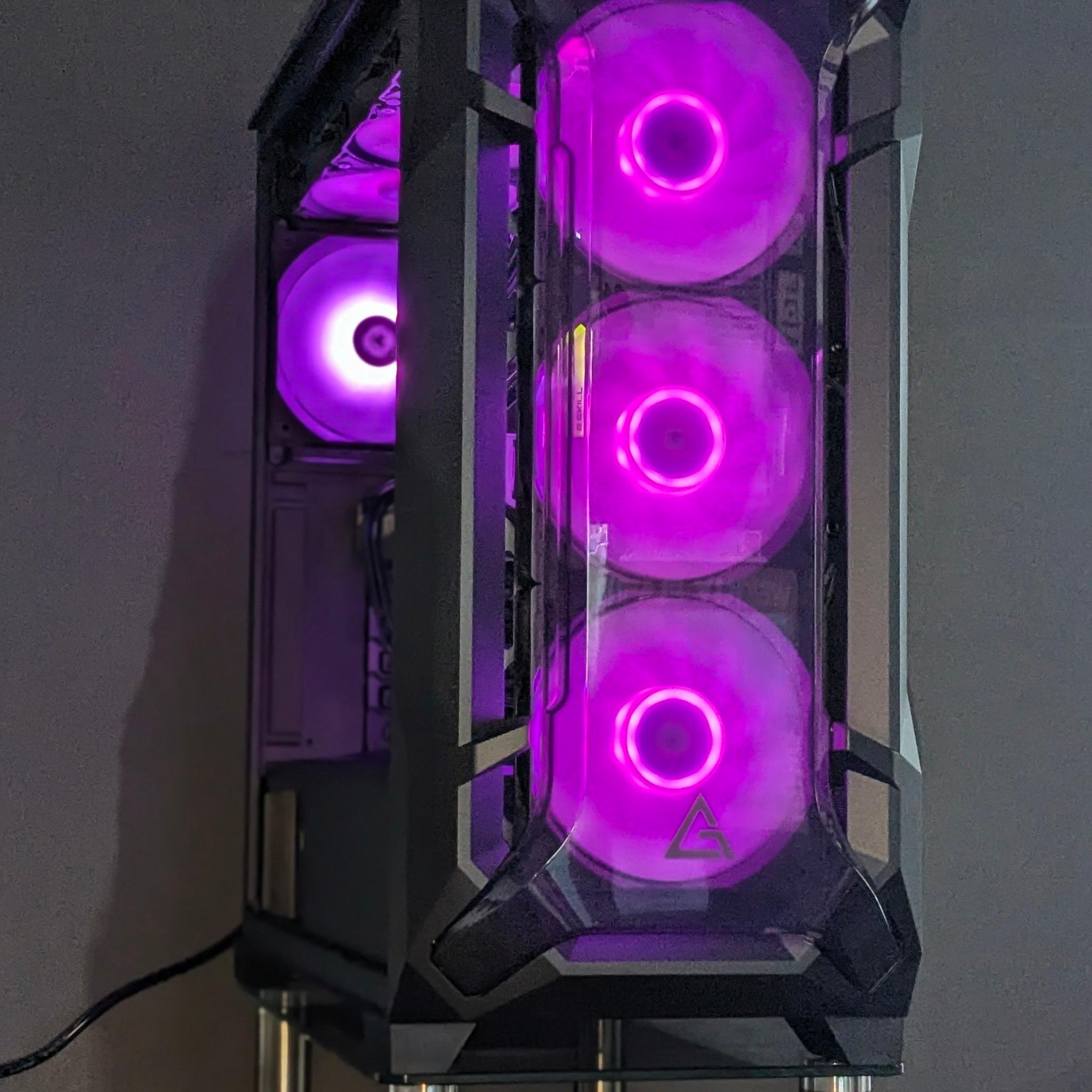 🖤Dark Flux Liquid-Cooled💧Pro Gamer PC⚫RTX 5070⚫I5-12600K⚫32GB RGB RAM⚫Windows 11 Pro