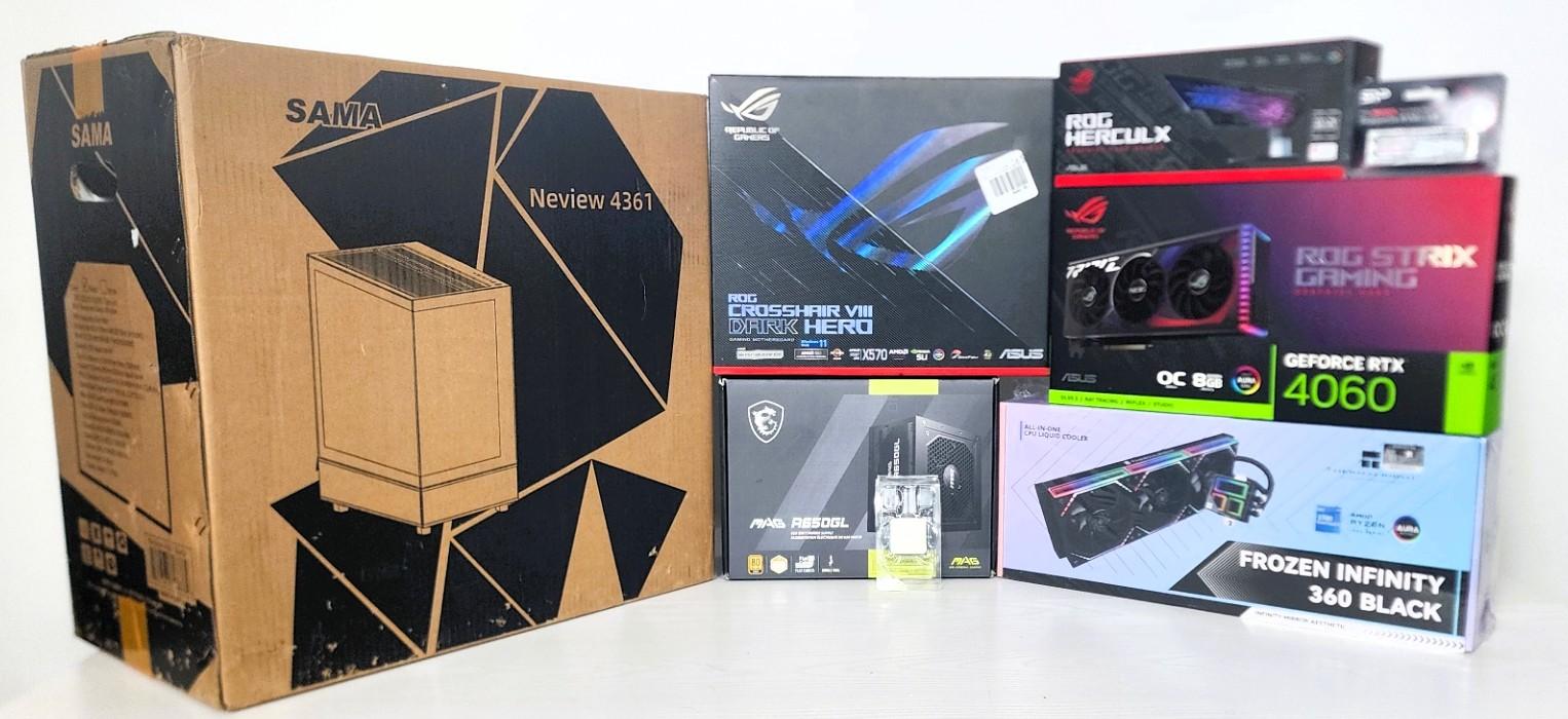 "ROG Dominance" Custom Gaming PC - 5800X3D/RTX 4060 - 32GB - 2TB - READ DESCRIPTION!!!