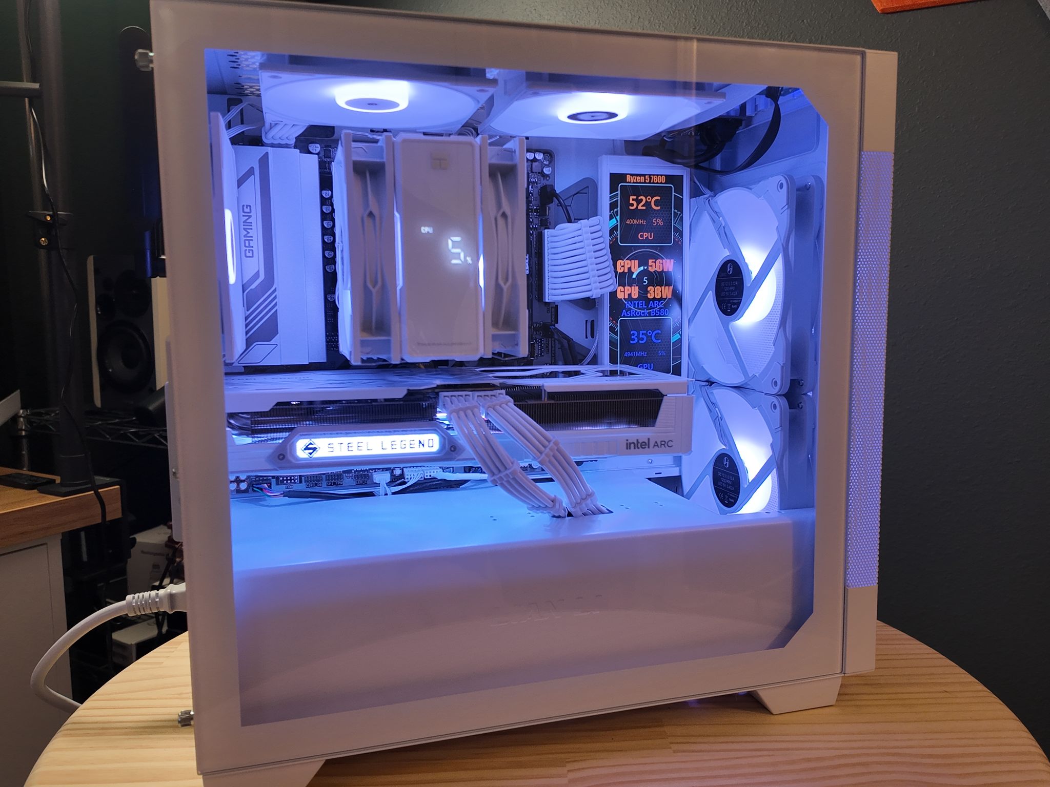 Ryzen 7600| Intel B580 12GB| 32GB G.SKILL| 1TB Gen4 M.2| WIFI & BT| Windows11|Gaming/Streaming PC