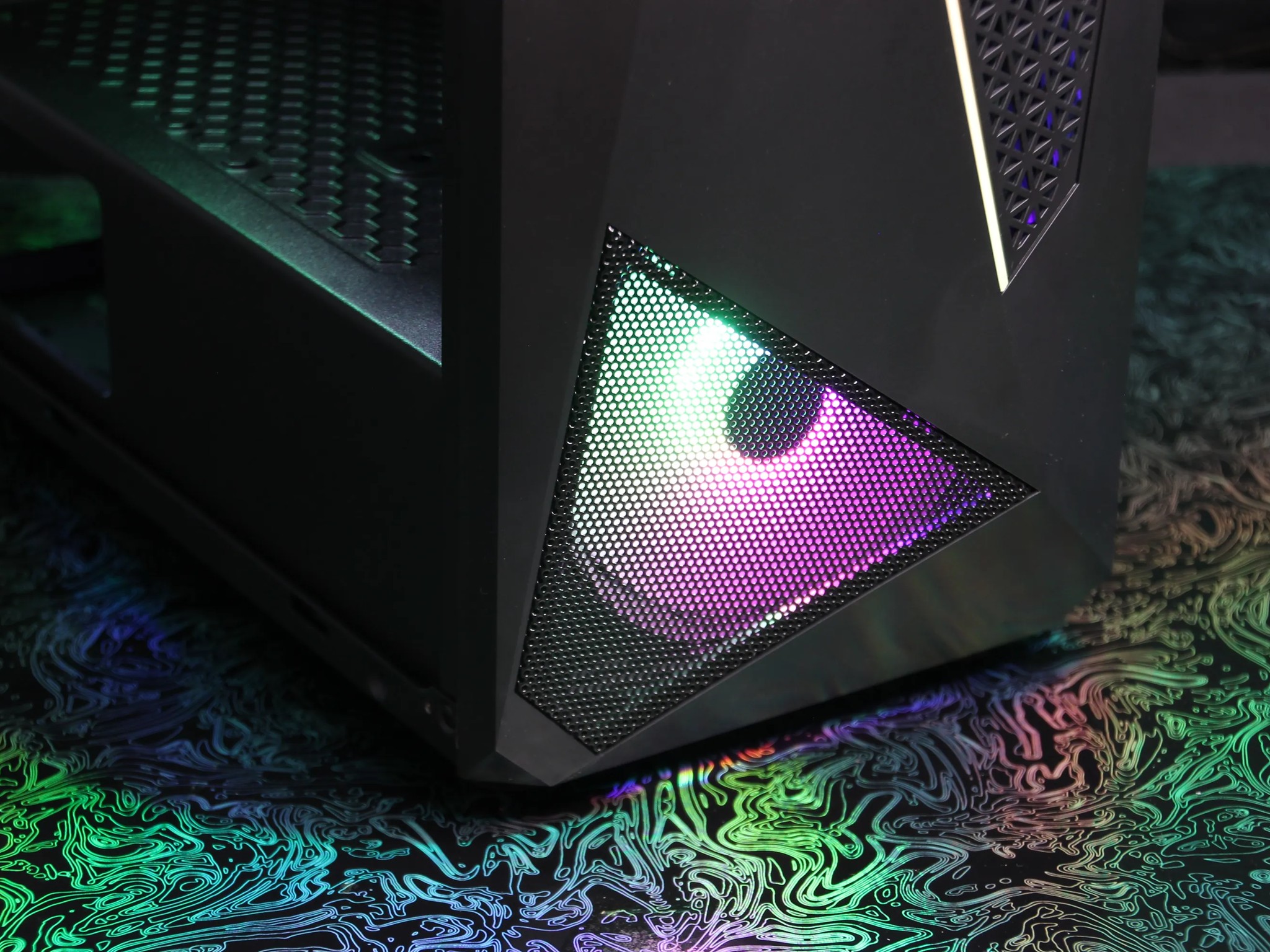 MOROVOL 704 ATX RGB PC Case (Black)
