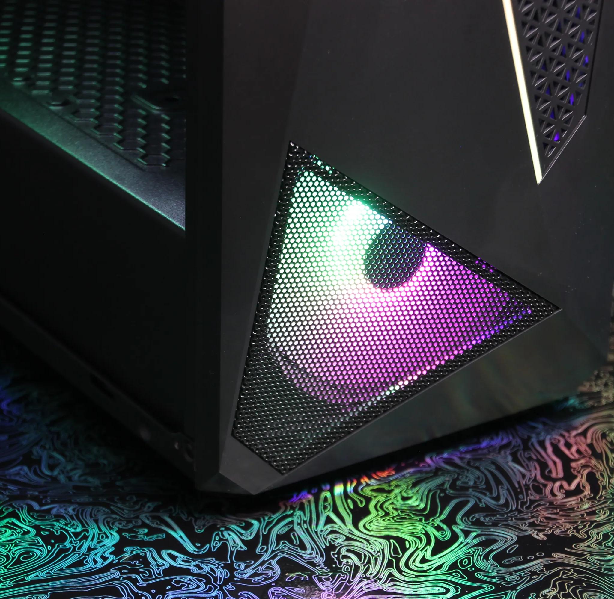 MOROVOL 704 ATX RGB PC Case (Black)
