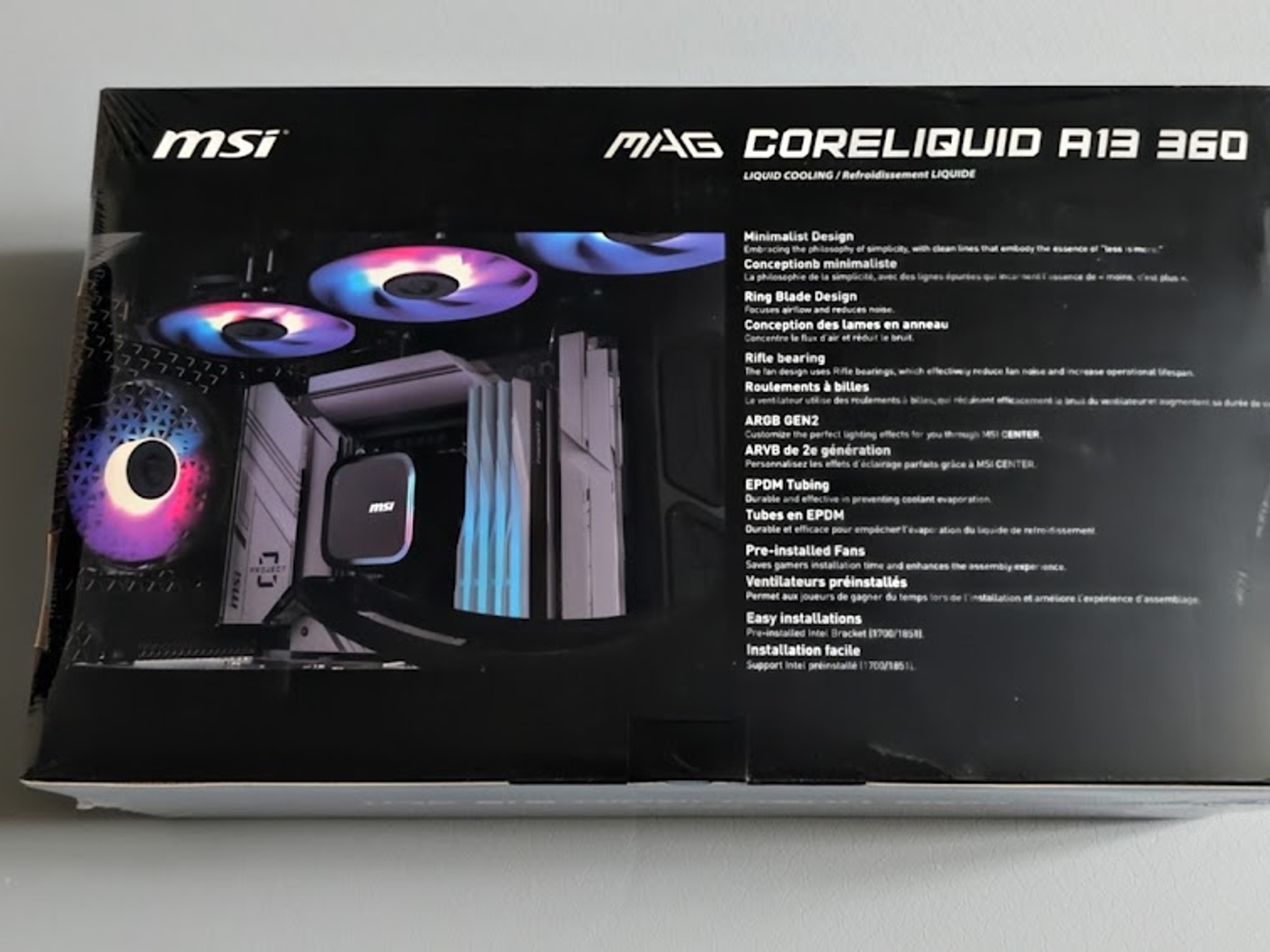 Unopened New in Box - MSI MAG Coreliquid A13 360 Black