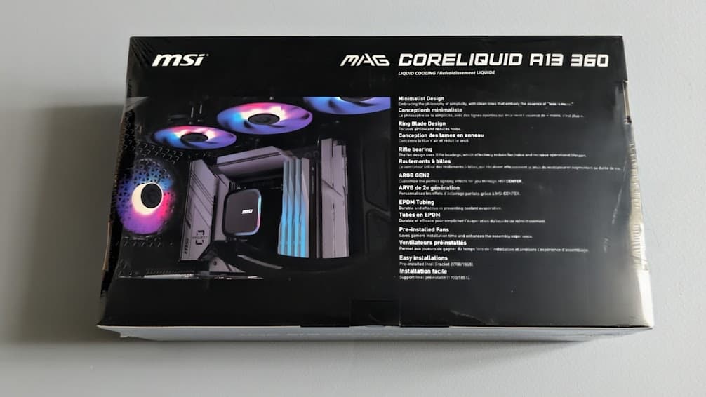 Unopened New in Box - MSI MAG Coreliquid A13 360 Black