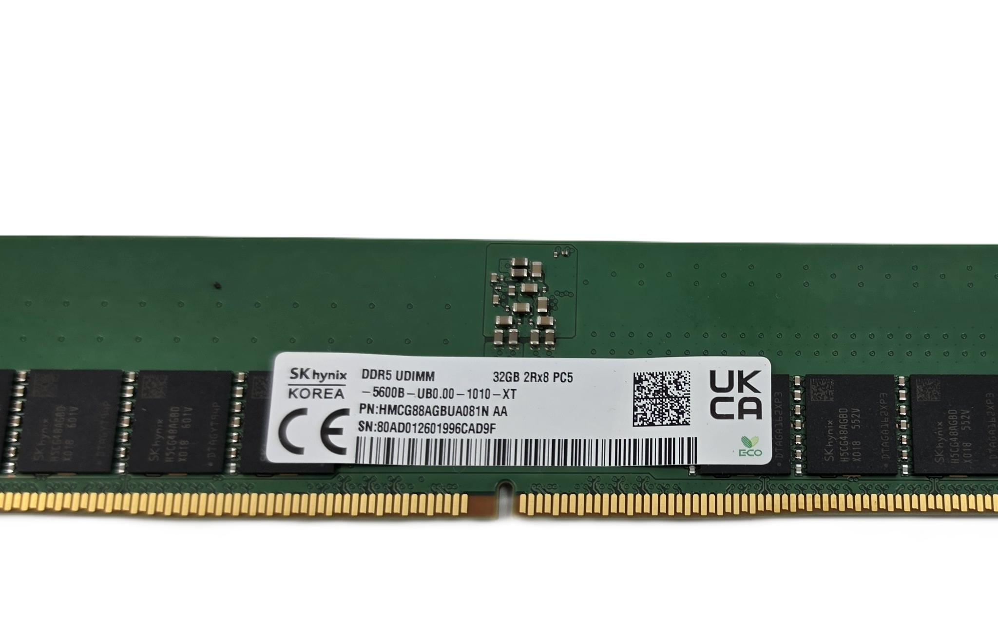 SK Hynix 32GB DDR5-5600 Desktop Memory