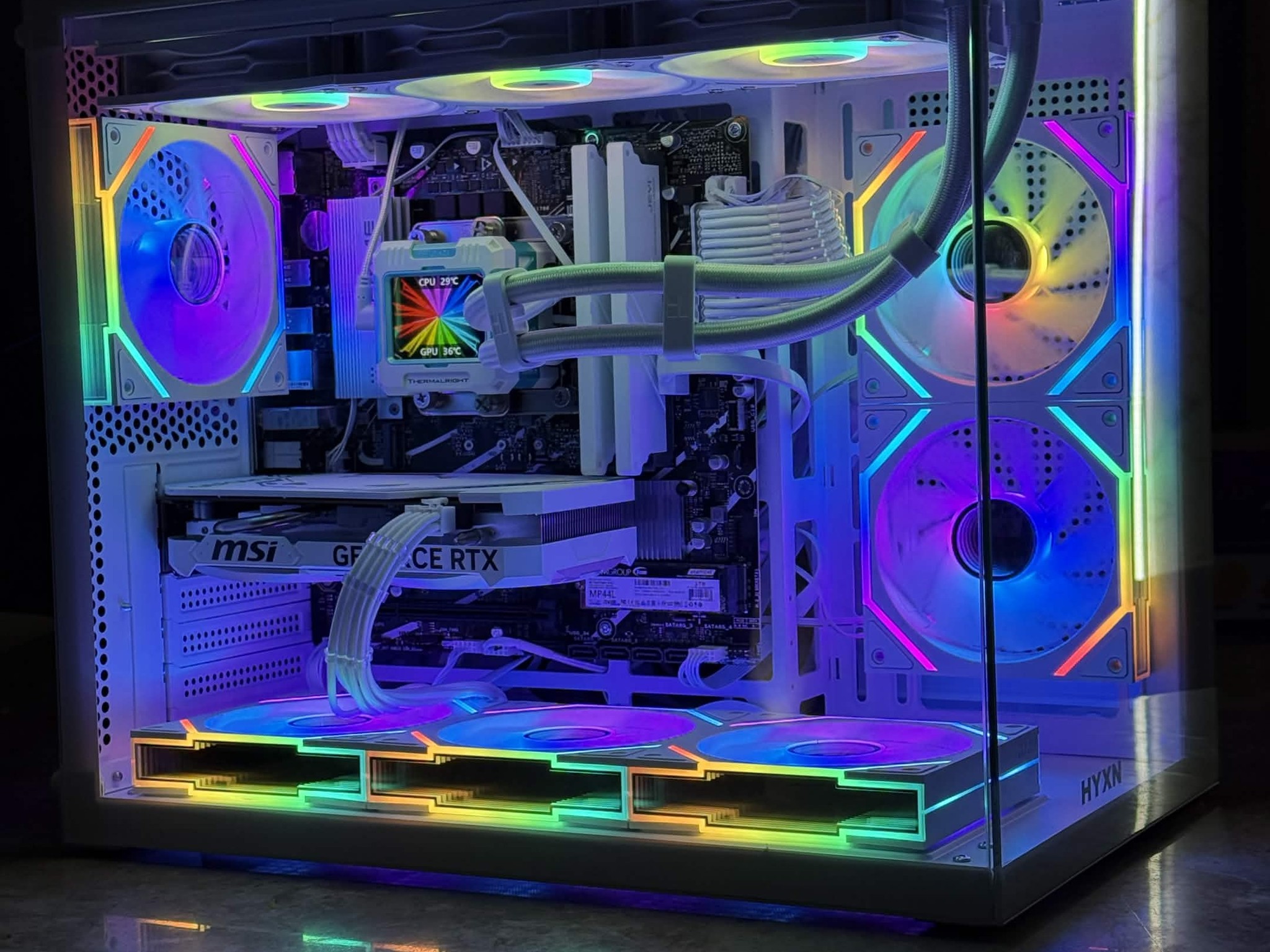 ❄️ Clean White RTX 4060 Build ❄️ i7-13700KF • DDR5 • 1TB NVMe • AIO Cooled