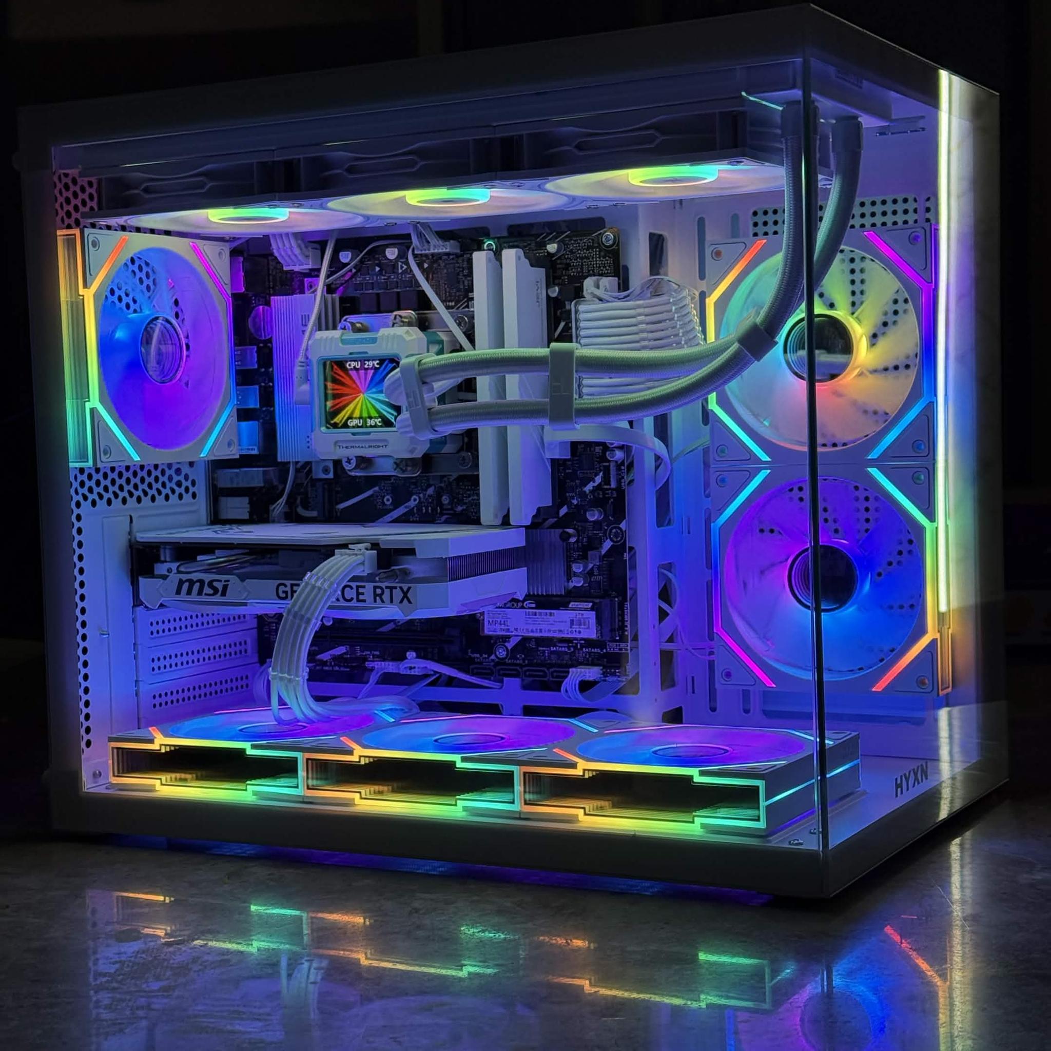 ❄️ Clean White RTX 4060 Build ❄️ i7-13700KF • DDR5 • 1TB NVMe • AIO Cooled