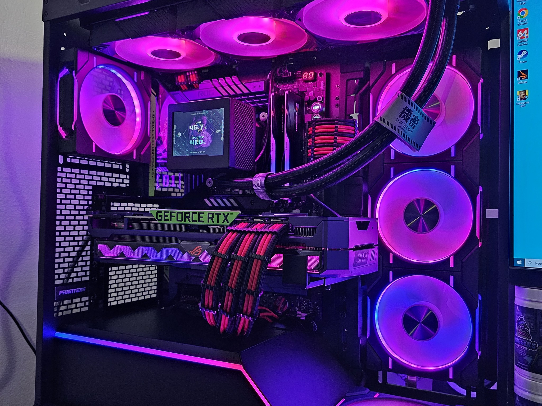 EVA TEST TYPE-01 CUSTOM GAMING PC w i7 14700K // STRIX EVA RTX 3090 // 2TB NVME // 32GB DDR5