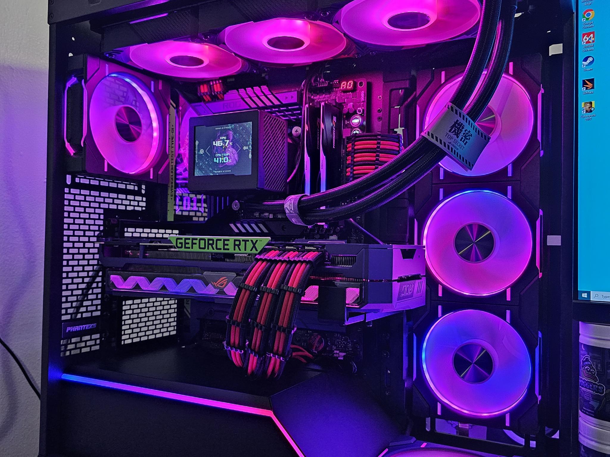 EVA TEST TYPE-01 CUSTOM GAMING PC w i7 14700K // STRIX EVA RTX 3090 // 2TB NVME // 32GB DDR5