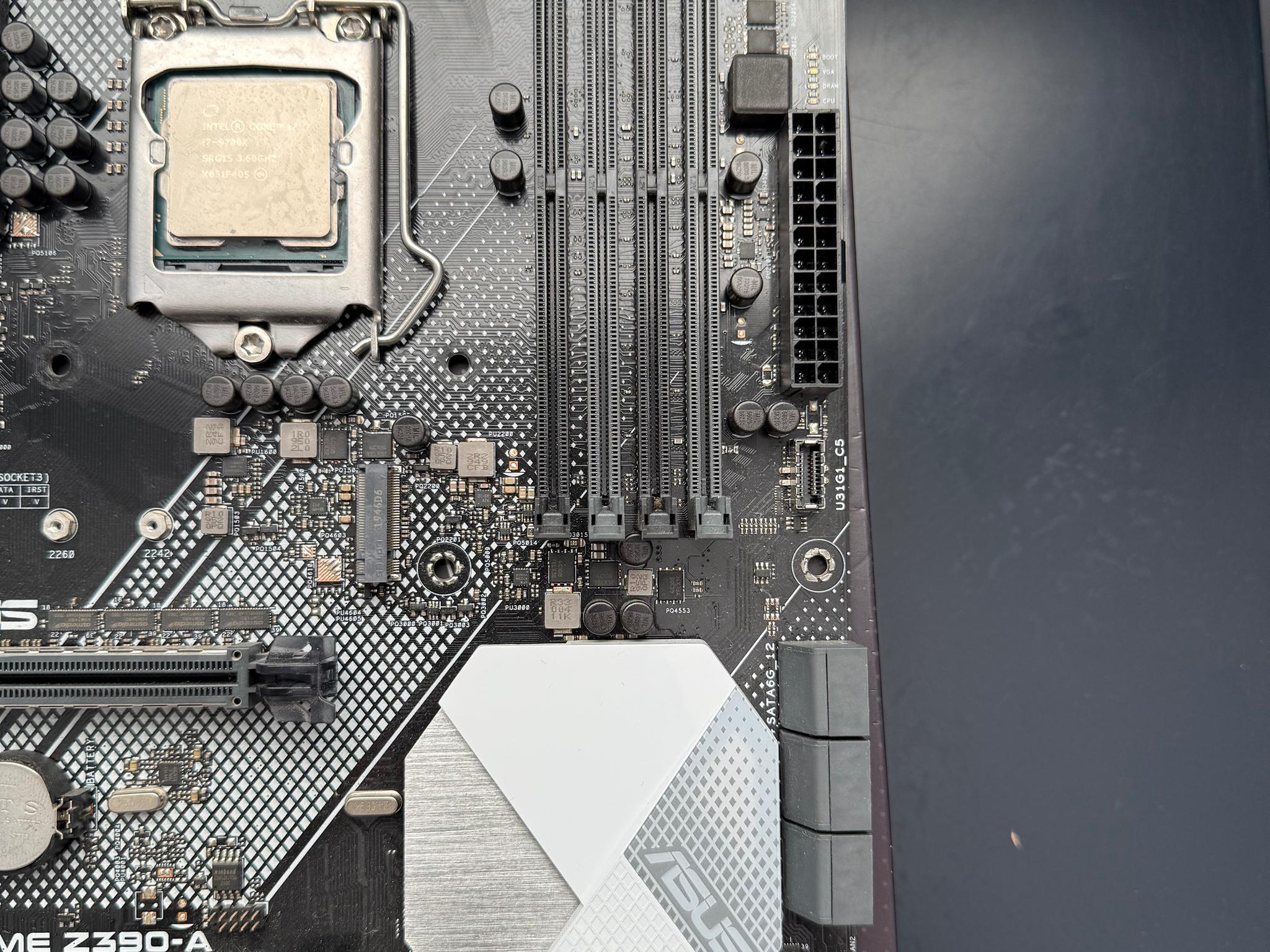 Motherboard and CPU (I7 9700K & Asus Prime Z390)
