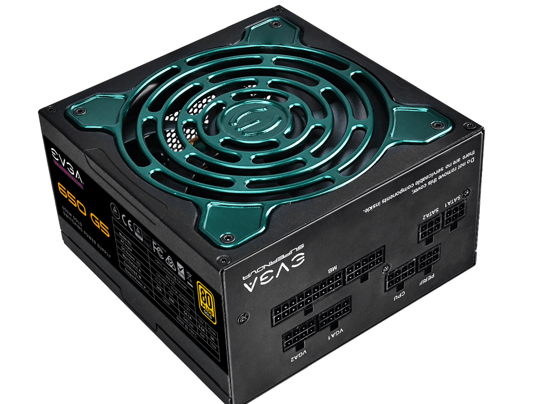 EVGA SuperNOVA 650 G5, 80 Plus Gold 650W, Fully Modular, Power Supply 220-G5-0650-X1