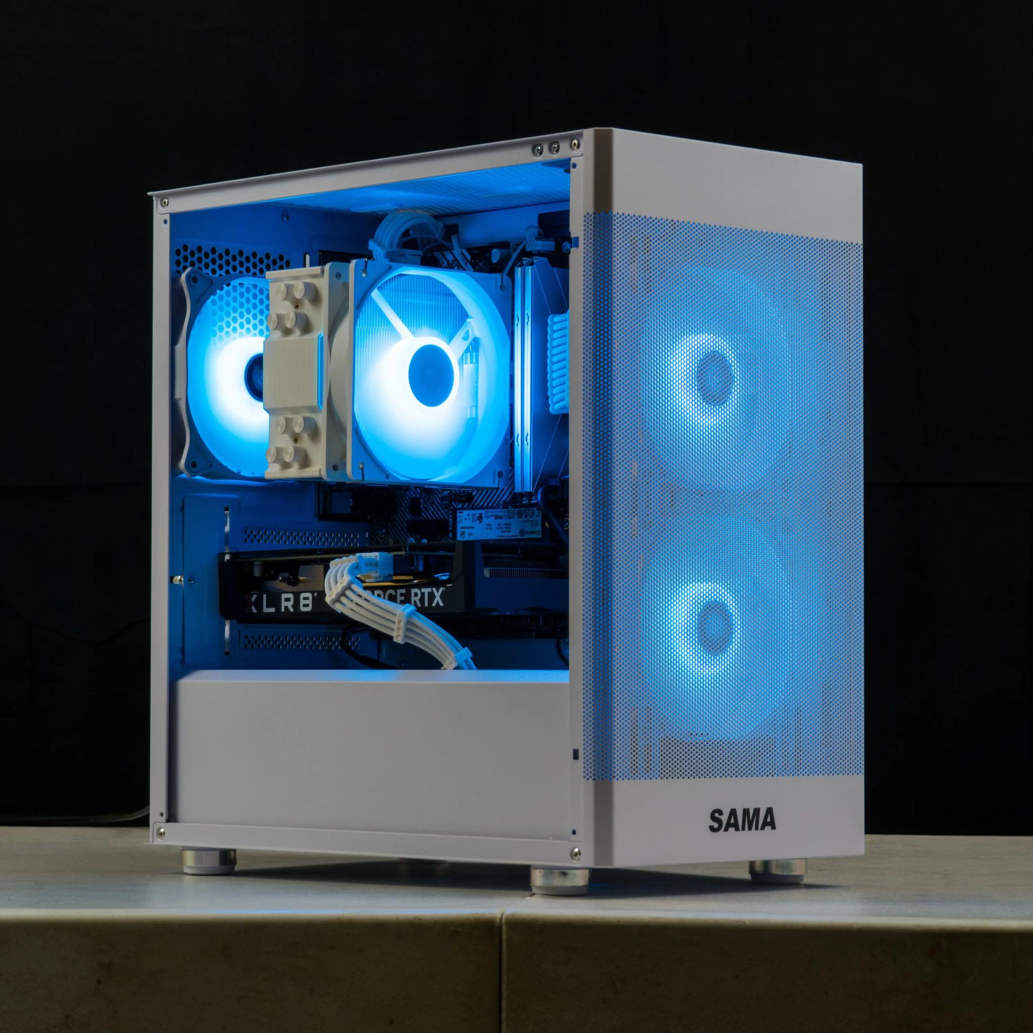🤍🖤 RTX 4060 / Ryzen 5 5600 / 32GB Gaming PC 🖤🤍