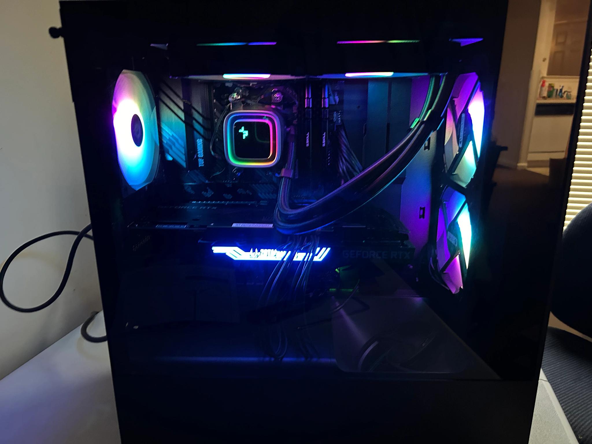 AMD 5800X3D + RTX 3070ti!  Water Cooled Gaming PC