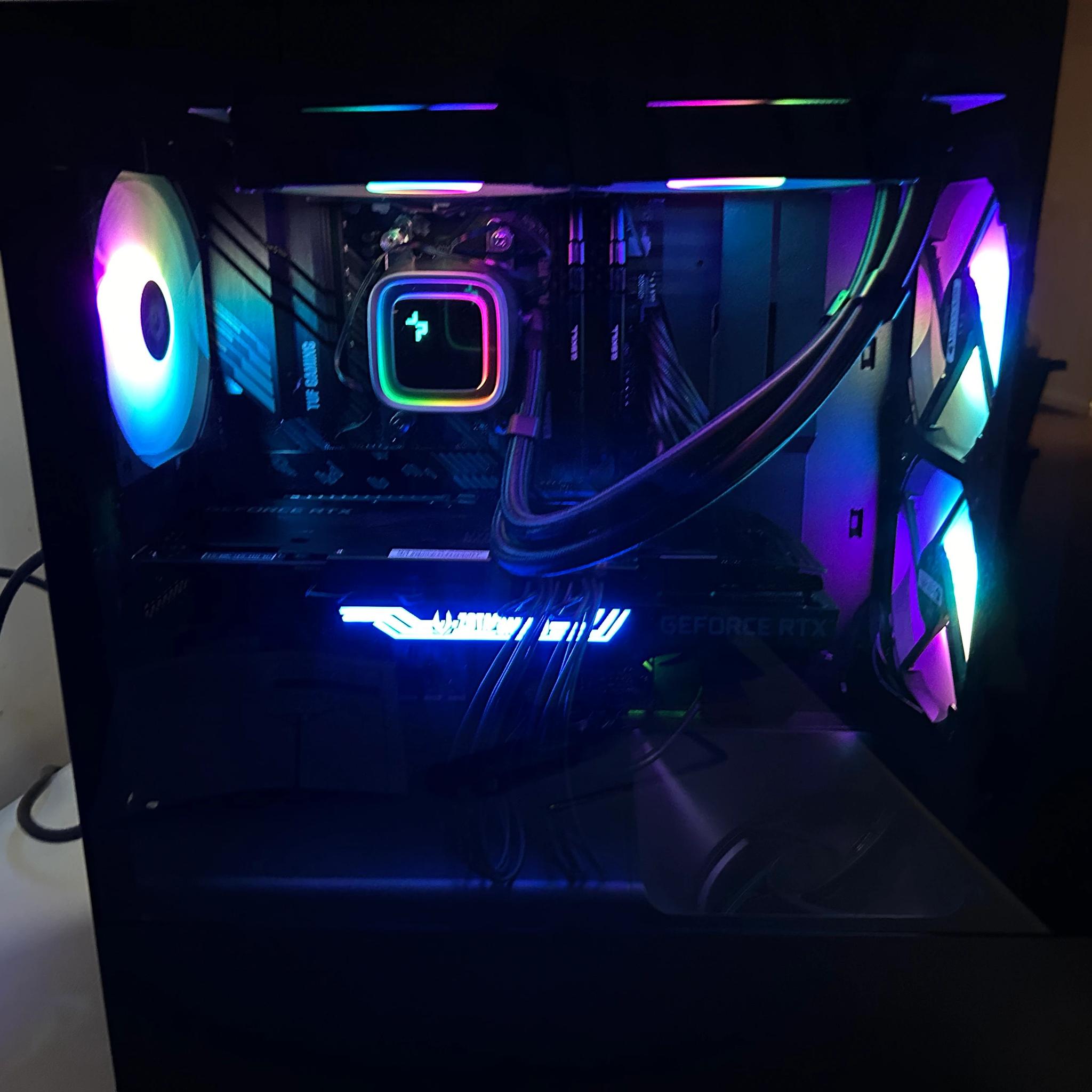 AMD 5800X3D + RTX 3070ti!  Water Cooled Gaming PC