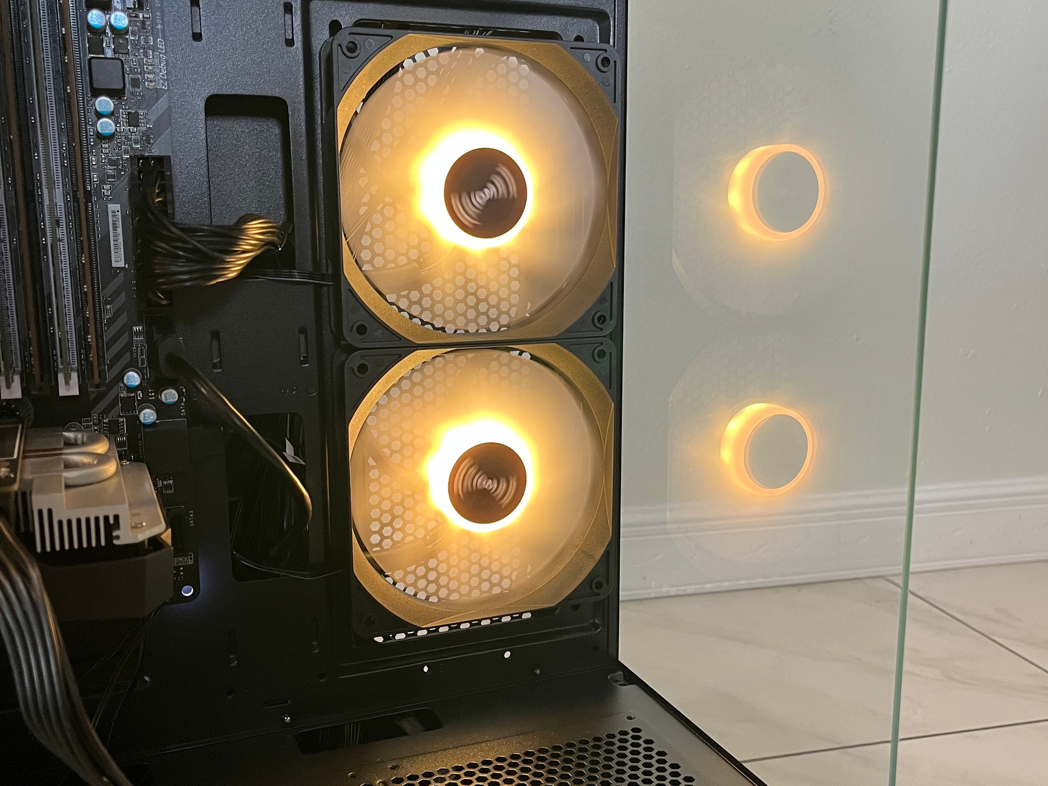 NVIDIA RTX 2060 Super, Intel Core i5-7400, 16GB RAM, 878GB Storage, RGB Gaming PC w/ Wi-Fi & BT