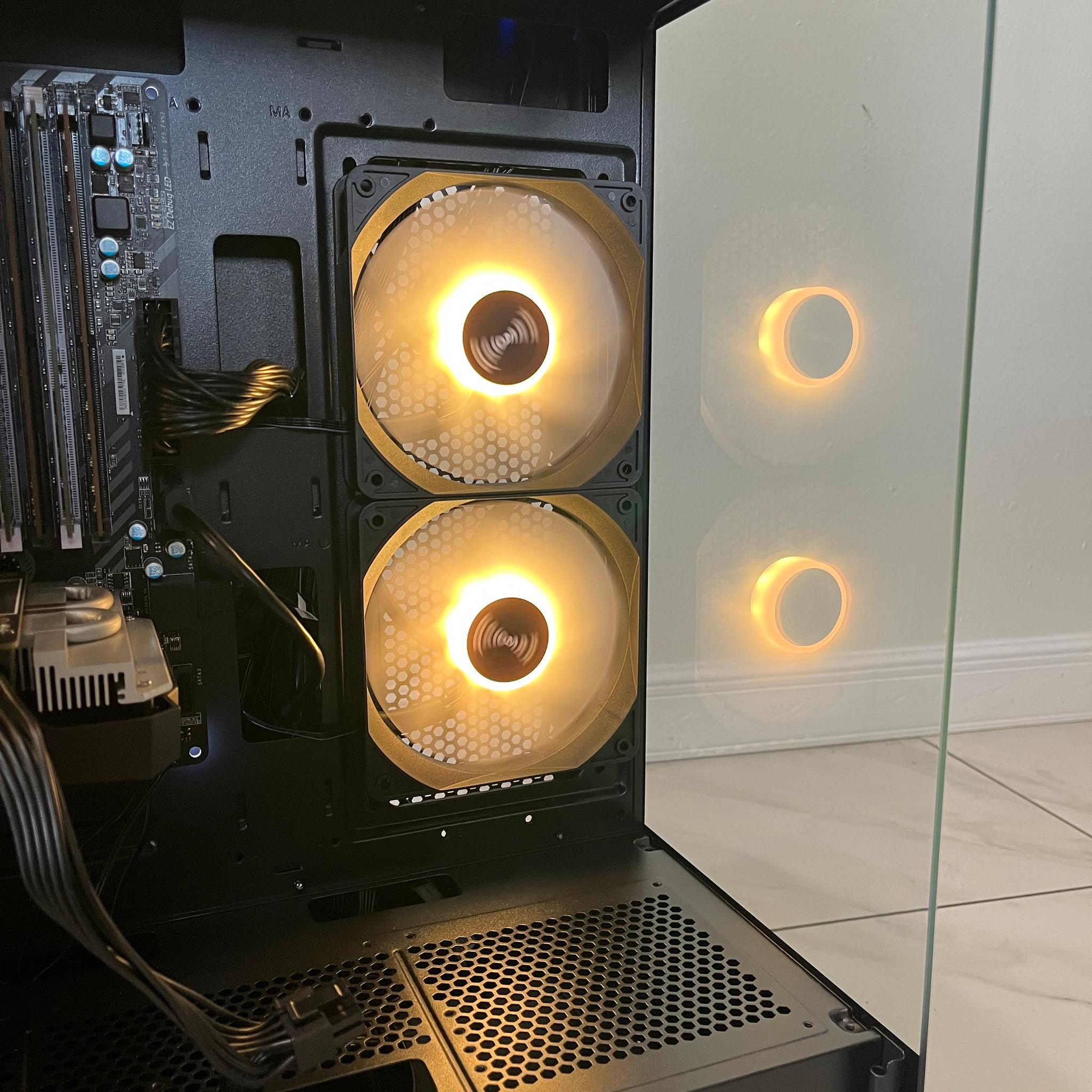 NVIDIA RTX 2060 Super, Intel Core i5-7400, 16GB RAM, 878GB Storage, RGB Gaming PC w/ Wi-Fi & BT