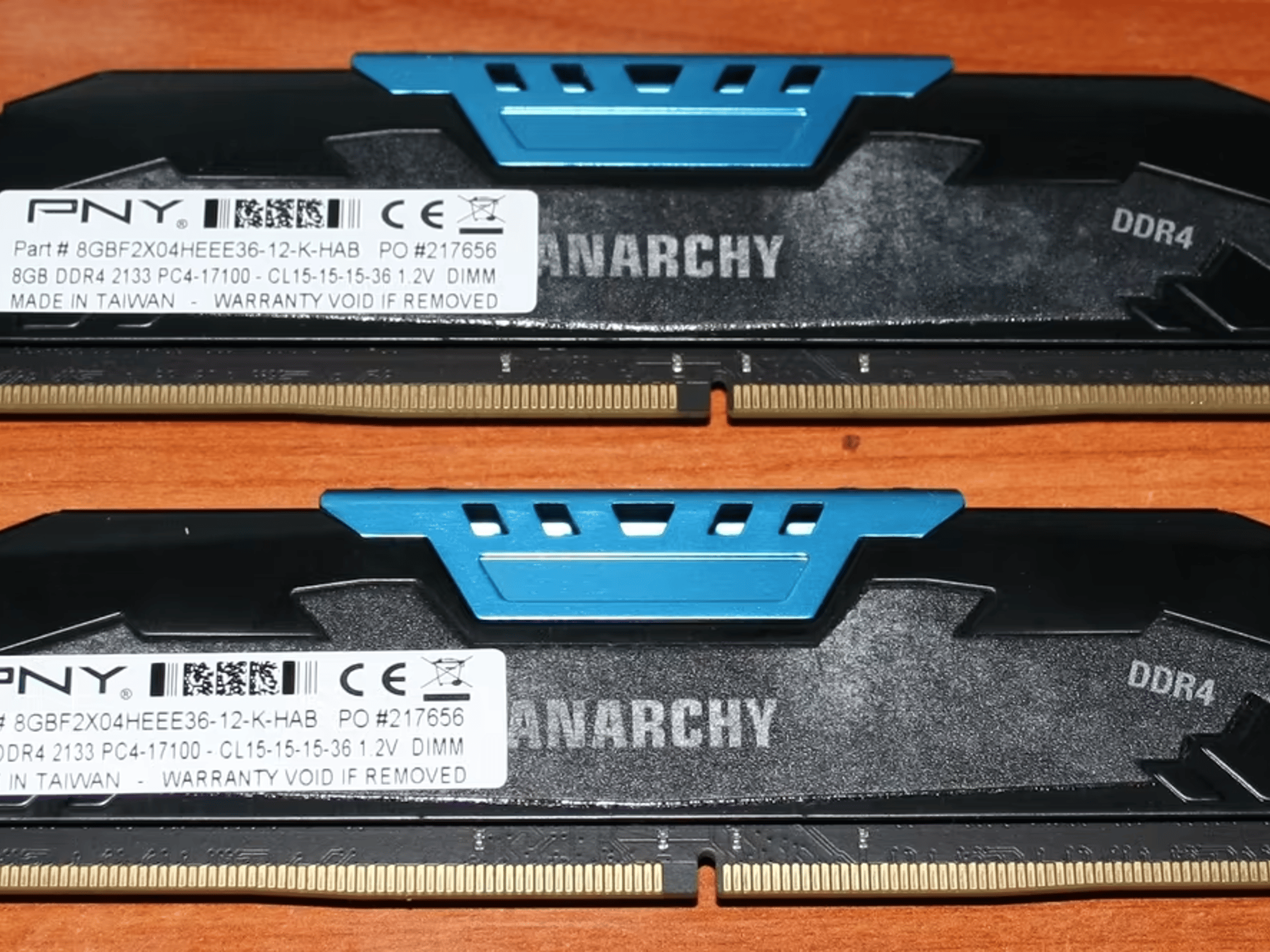 16 GB(2 x 8gb) PNY Anarchy 2133 DDR4 RAM