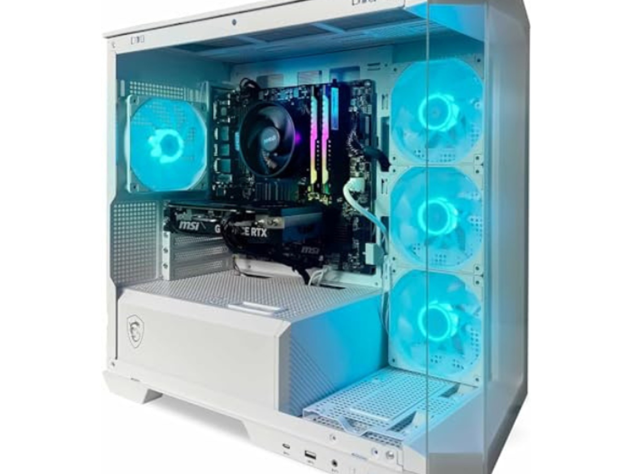 Pc Desktop Ryzen 7 5800X 16Gb 8 * 2 GB DDR4-3600 RGB SSD 1TB M.2 NVME RTX Geforce 3060