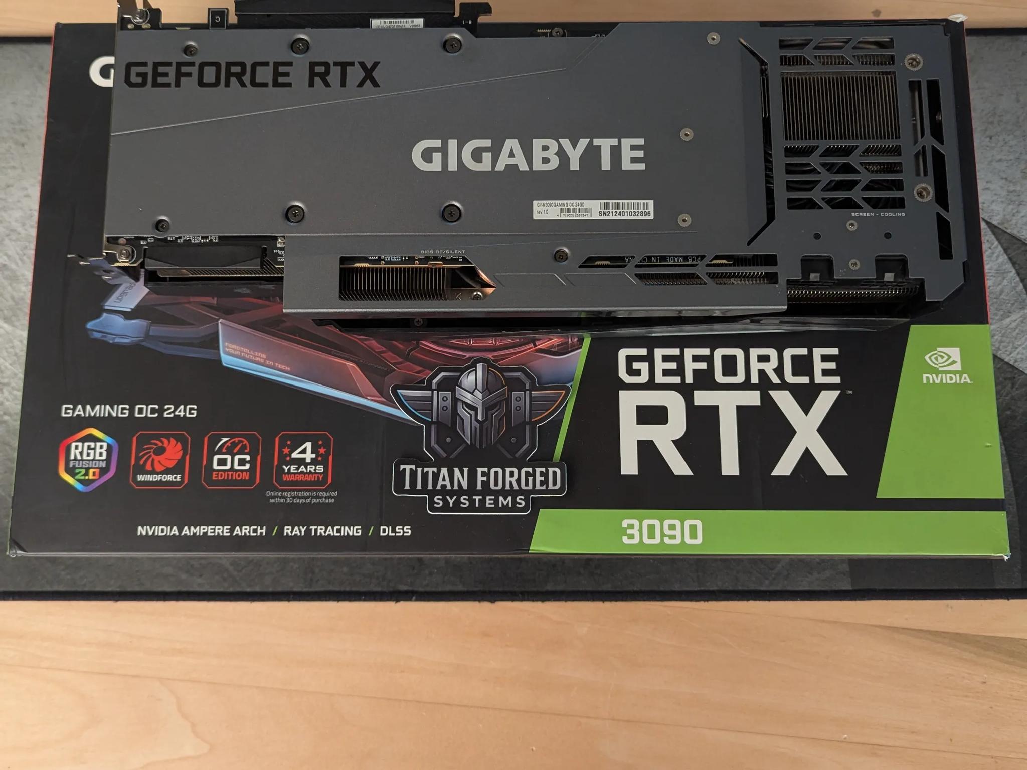 🔷 Gigabyte 3090 Gaming OC – 24GB Monster GPU | 4K Ready | Triple-Fan Cooling