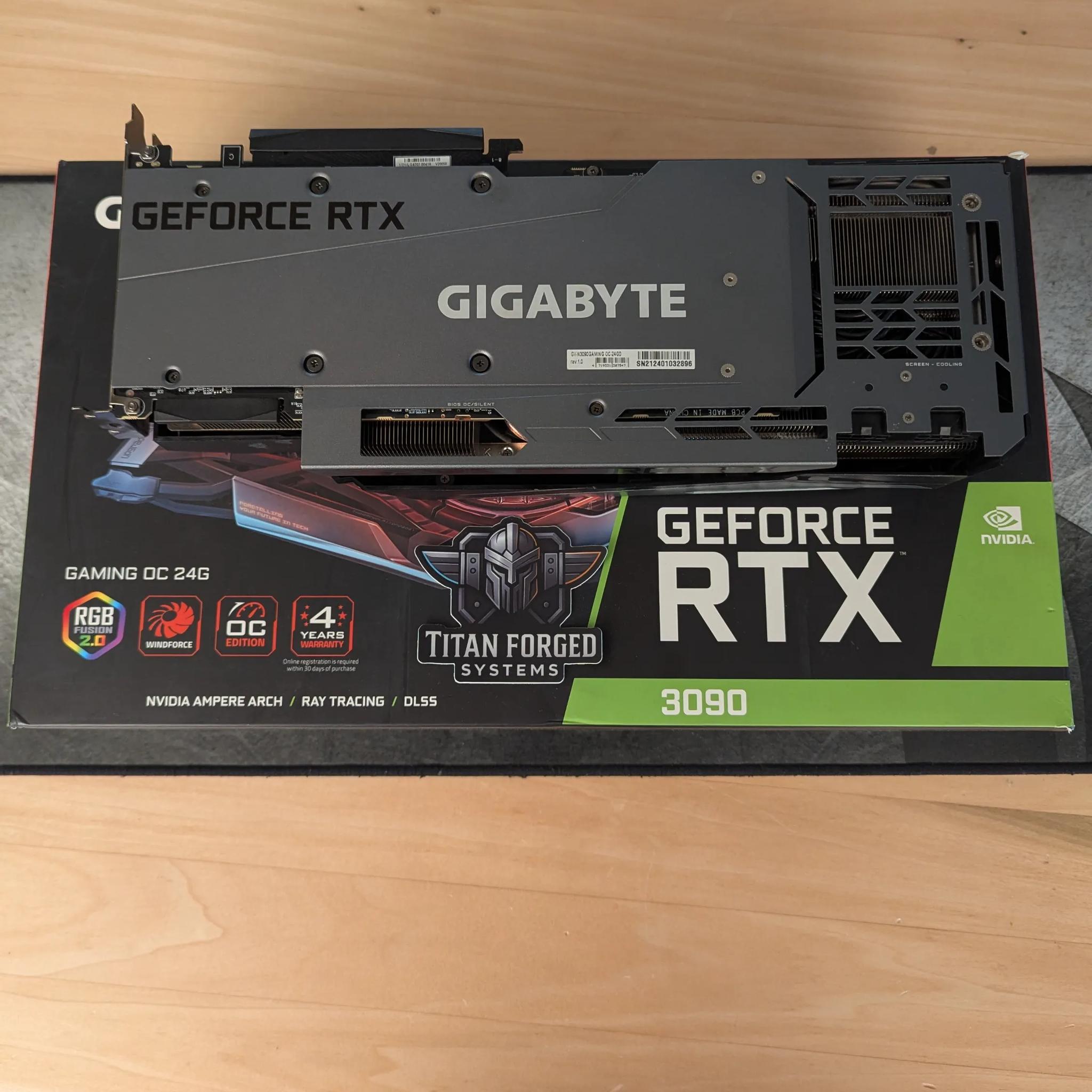 🔷 Gigabyte 3090 Gaming OC – 24GB Monster GPU | 4K Ready | Triple-Fan Cooling