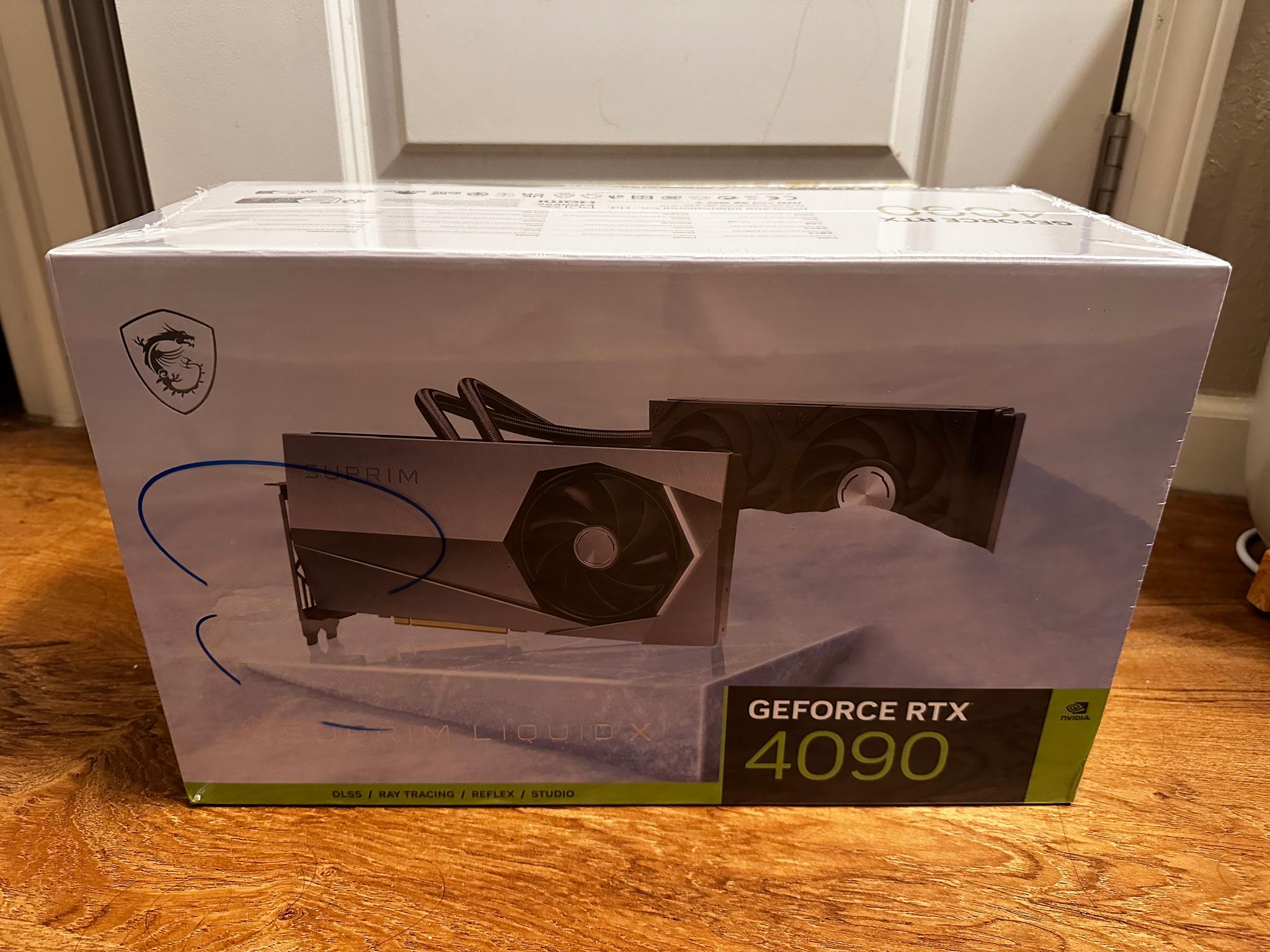 BNIB sealed MSI RTX 4090 Suprim Liquid X
