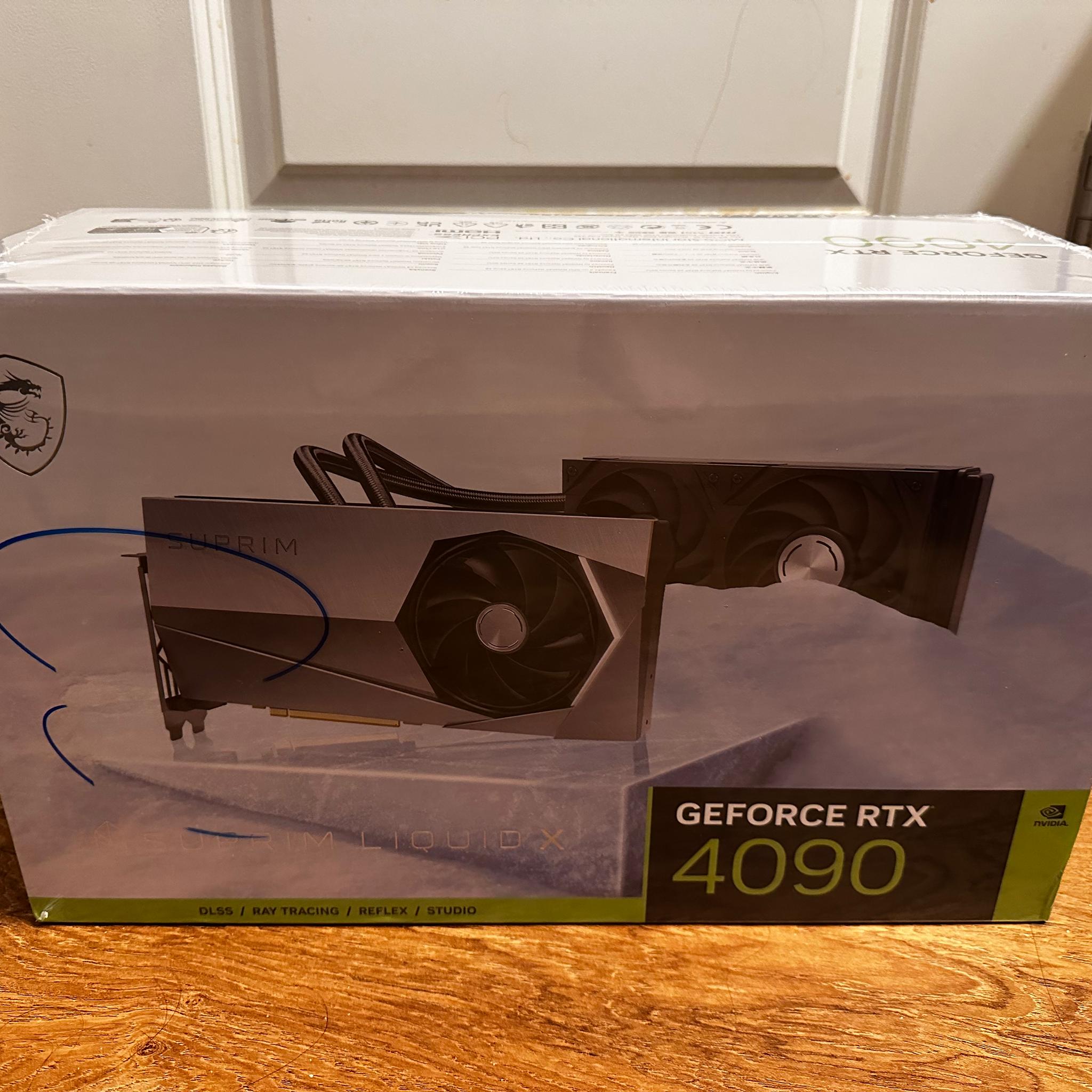 BNIB sealed MSI RTX 4090 Suprim Liquid X
