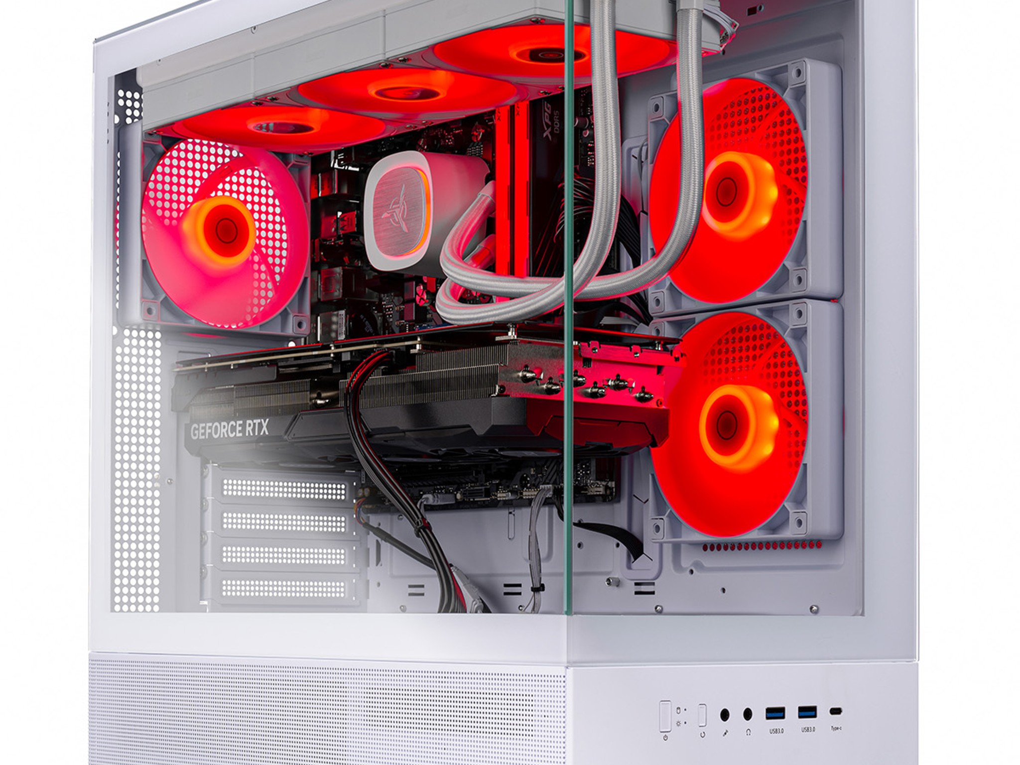 NEW & MUST GO SKYTECH AZURE 3 Gaming PC | RTX 5070 | 32GB RGB RAM | 1TB SSD | AMD 7700 | Win 11 HOME