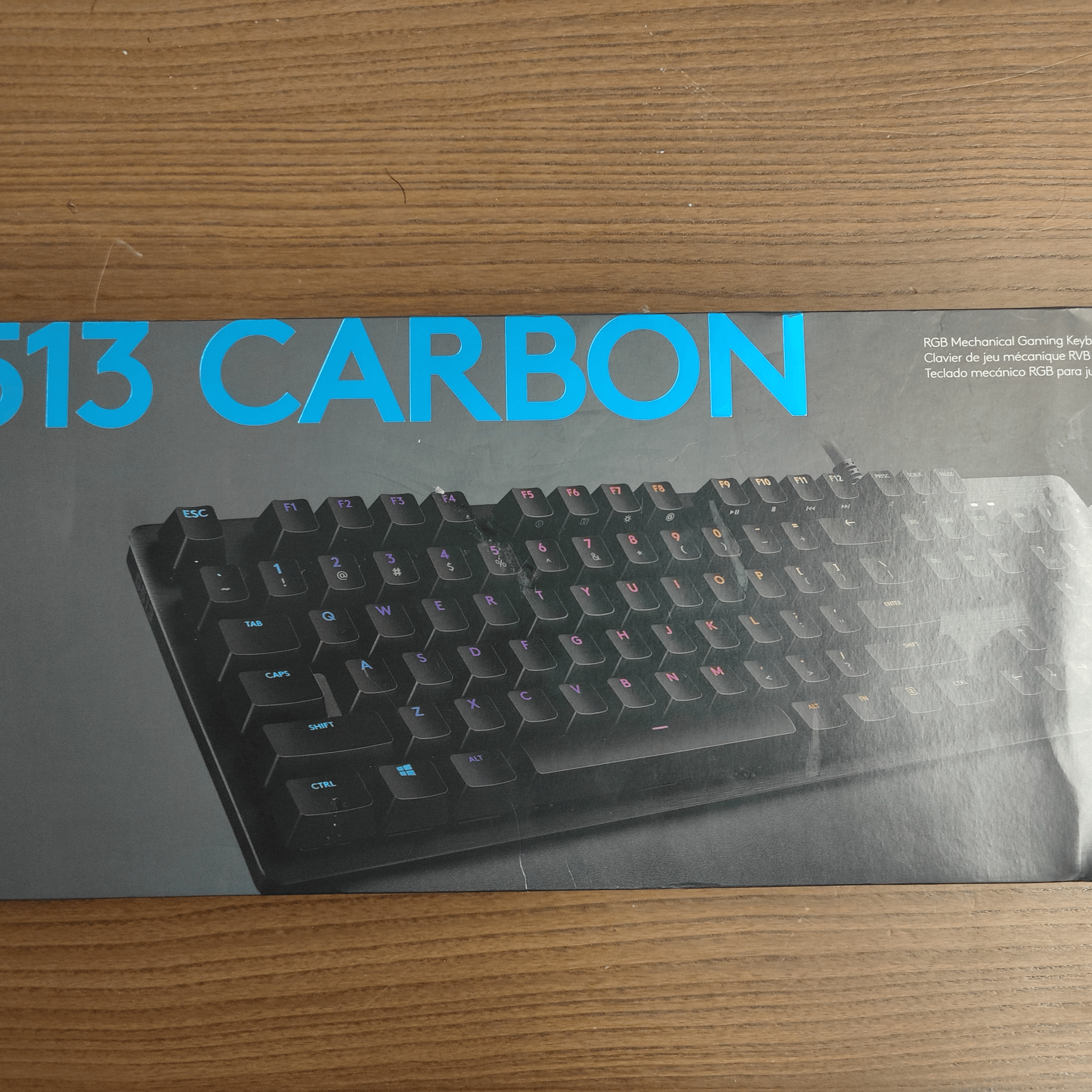 Logitech G513 Carbon RGB Mechanical Keyboard - GX Brown Switches