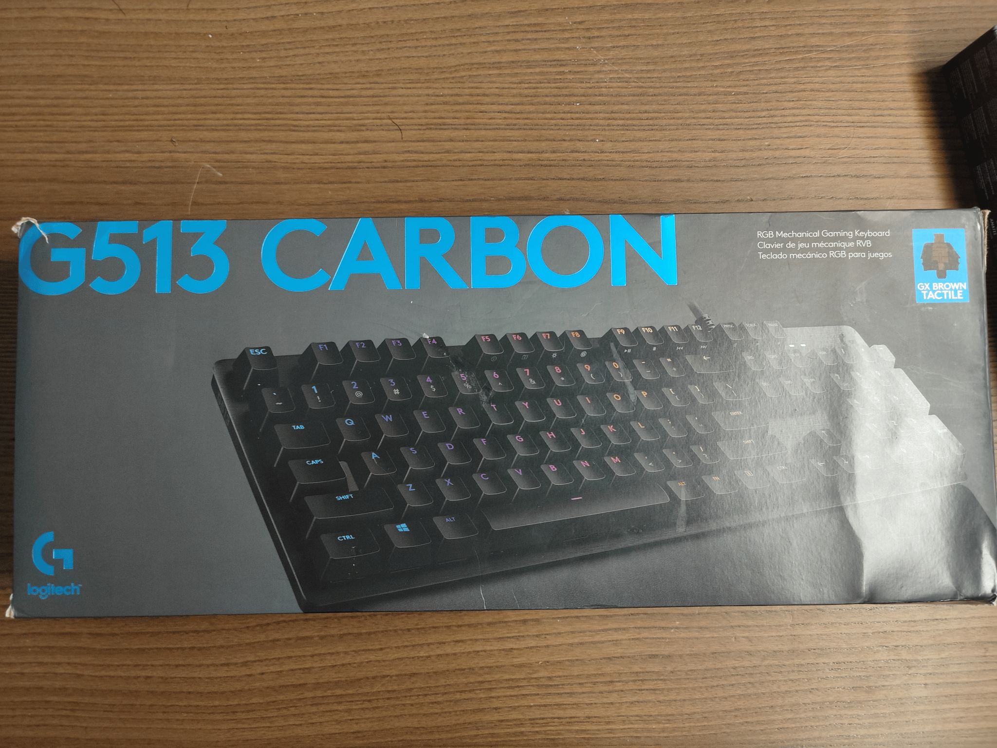 Logitech G513 Carbon RGB Mechanical Keyboard - GX Brown Switches