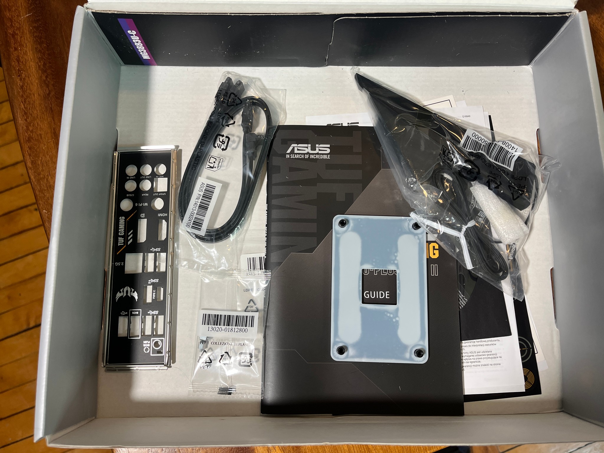 ASUS TUF GAMING B550-PLUS WIFI II AM4 AMD B550 SATA 6Gb/s ATX AMD Motherboard
