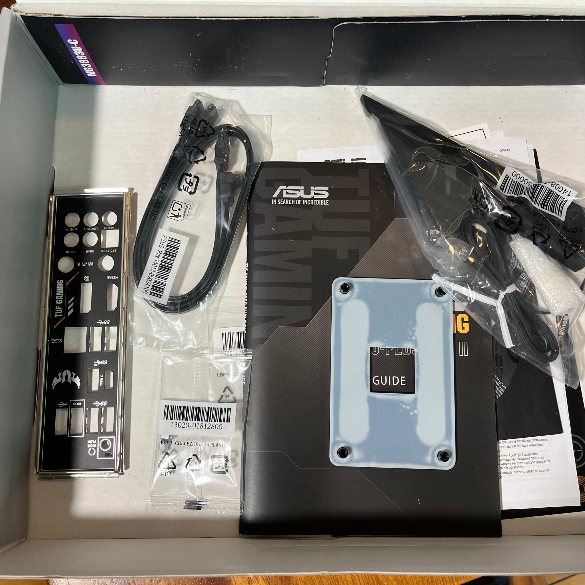 ASUS TUF GAMING B550-PLUS WIFI II AM4 AMD B550 SATA 6Gb/s ATX AMD Motherboard