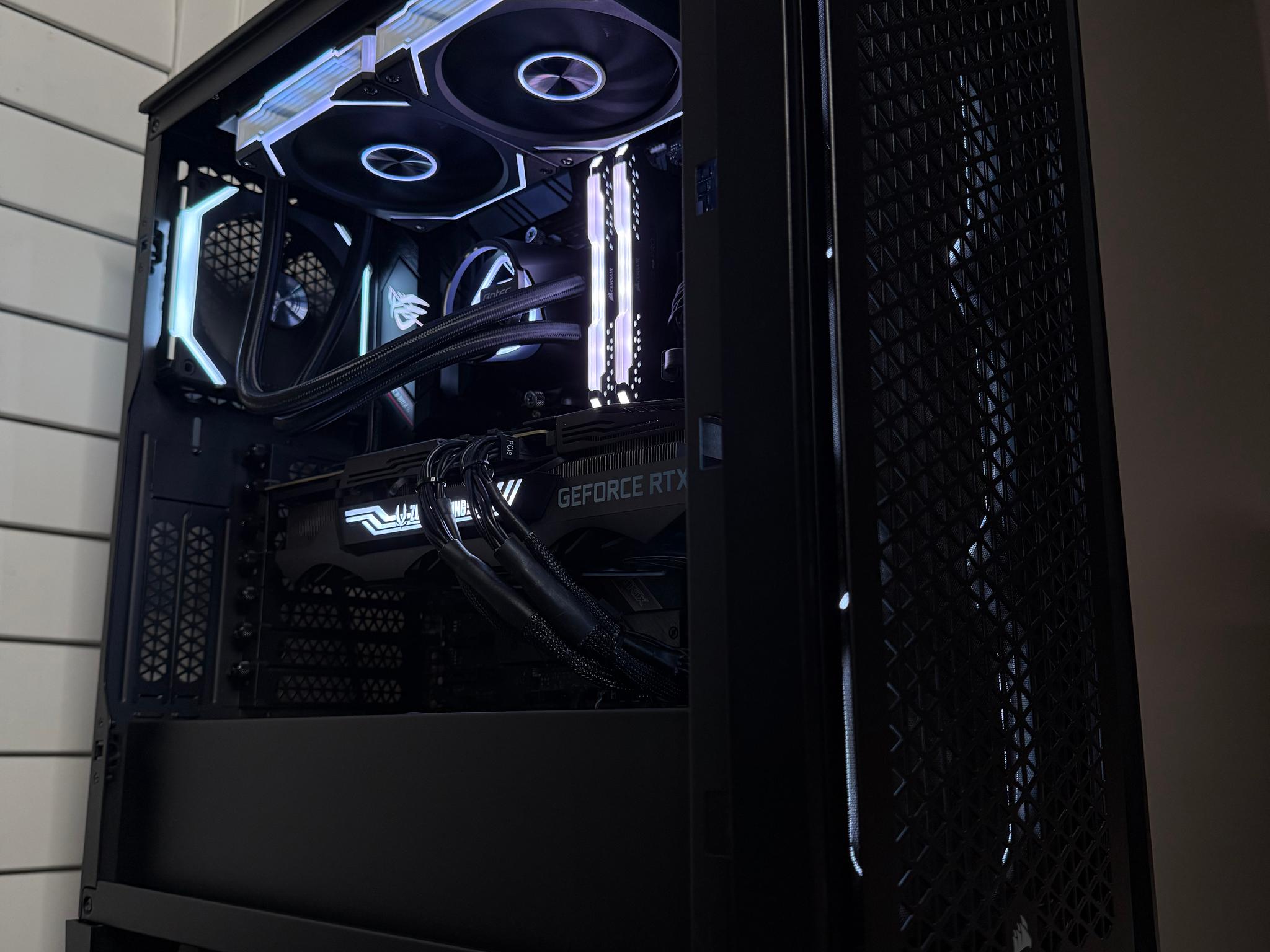 🖤 "Obsidian" — RTX 3080 Ti | Ryzen 7 5800X | 32GB RAM | 4K-Ready Gaming PC
