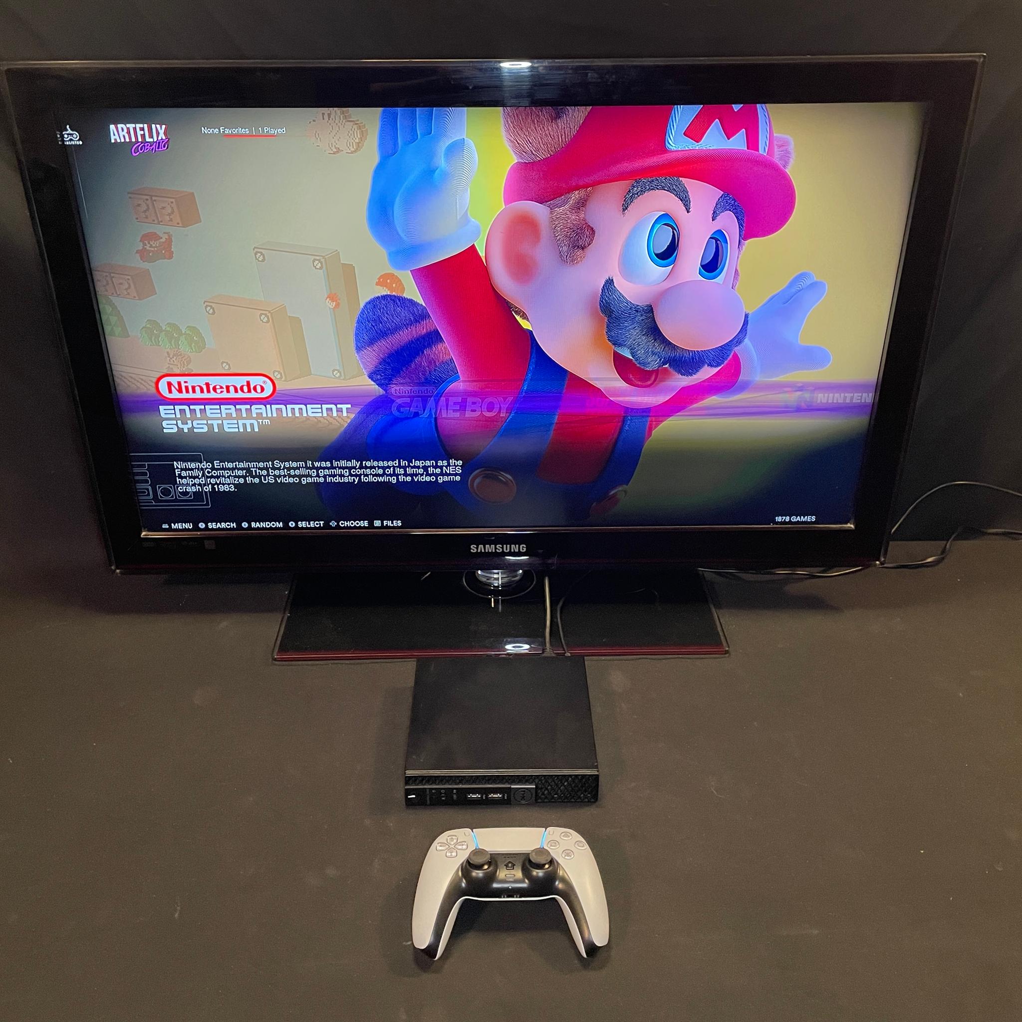 Micro PC Retropie Style Retro Gaming Center With Controller