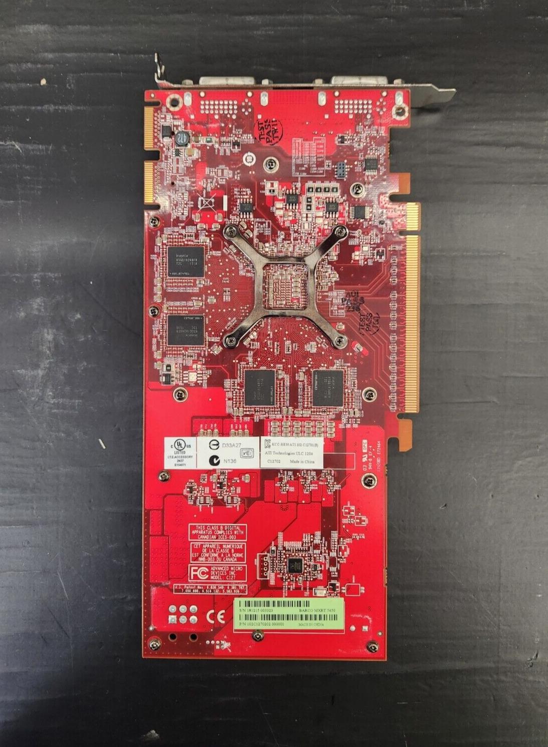 AMD FirePro Barco MXRT 5450 1GB GDDR5 High Profile Graphics Card 2x DVI