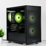 ⚫ Black Gaming PC – RTX 3060 TI, Ryzen 5 3600, 16GB RAM, 500GB SSD - WiFi, BlueTooth ⚫