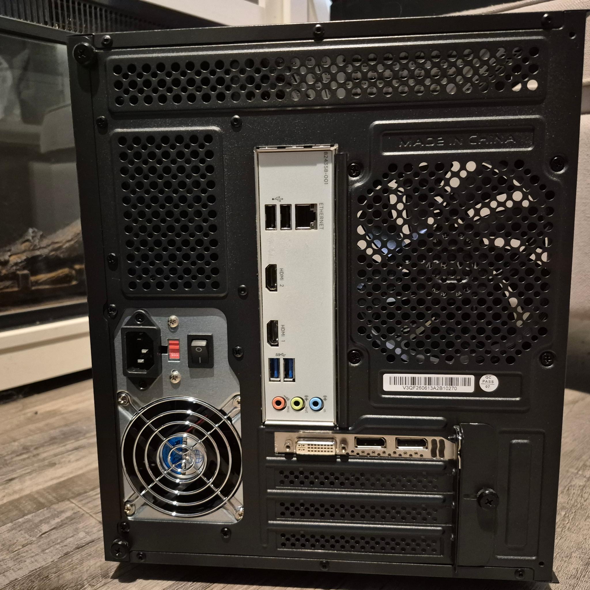 Subtle Cube | Fortnite/Roblox Gaming PC | i5-7400, Quadro K2200 4GB, 512GB SSD