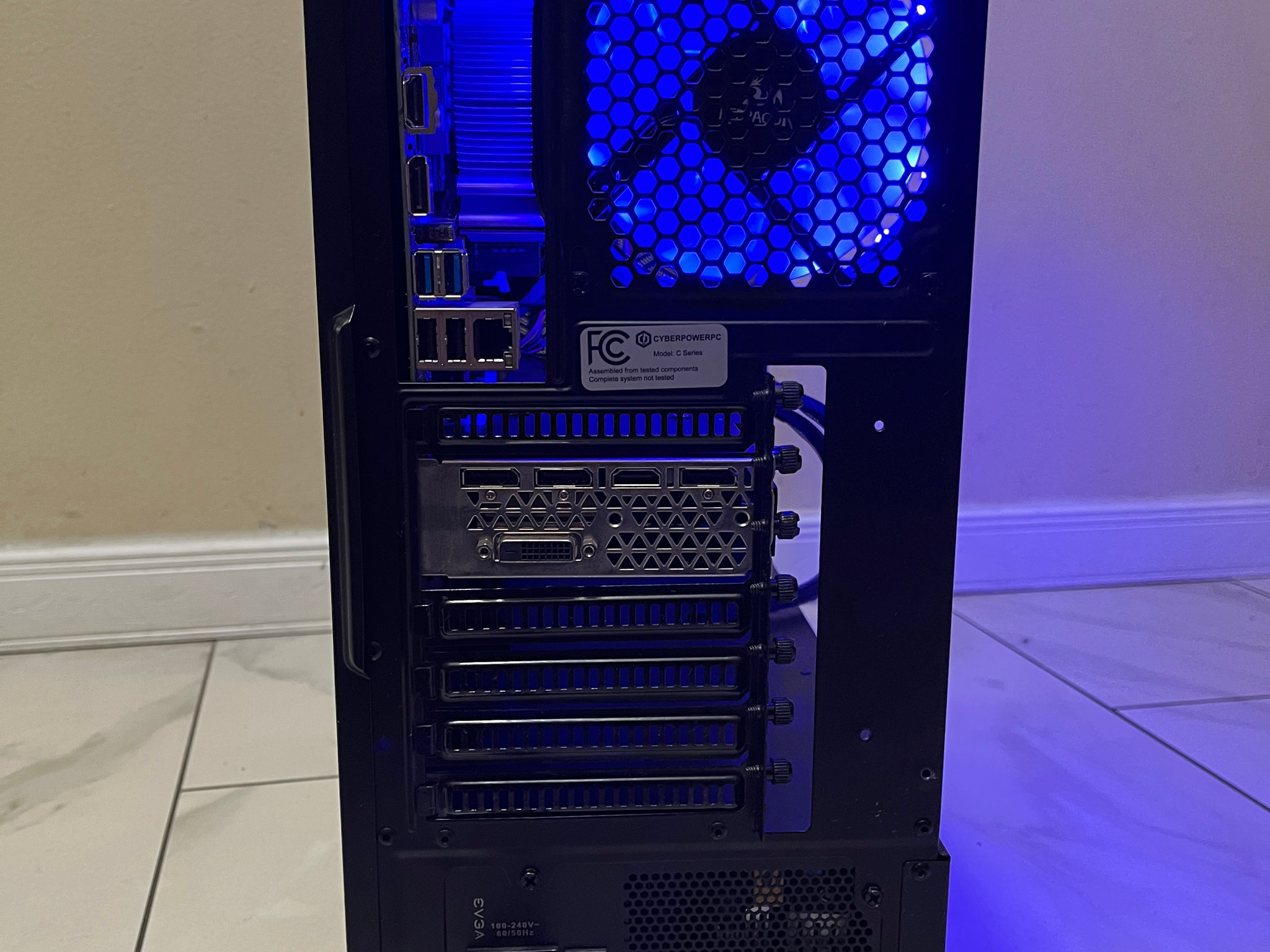 🟠🔥NVIDIA GTX 1080, Intel i3-9100, 12GB RAM, 500 GB SSD, High Performance RGB Gaming PC w/ Remote 🖥️🔵