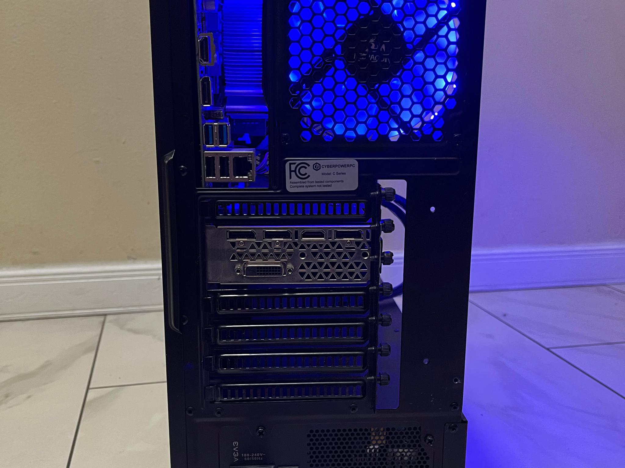 🟠🔥NVIDIA GTX 1080, Intel i3-9100, 12GB RAM, 500 GB SSD, High Performance RGB Gaming PC w/ Remote 🖥️🔵