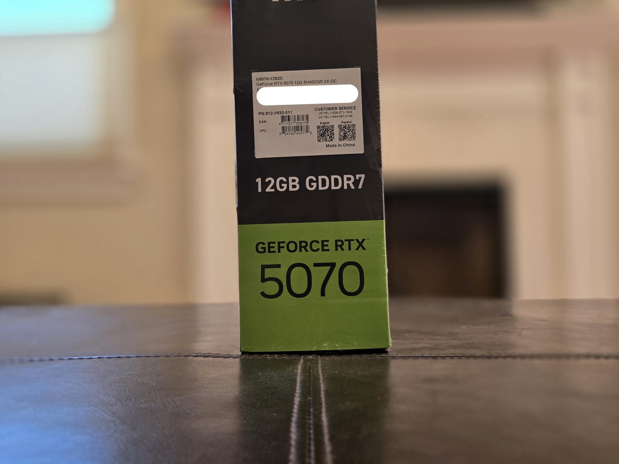 MSI Shadow 2X OC RTX 5070 12GB - BNIB