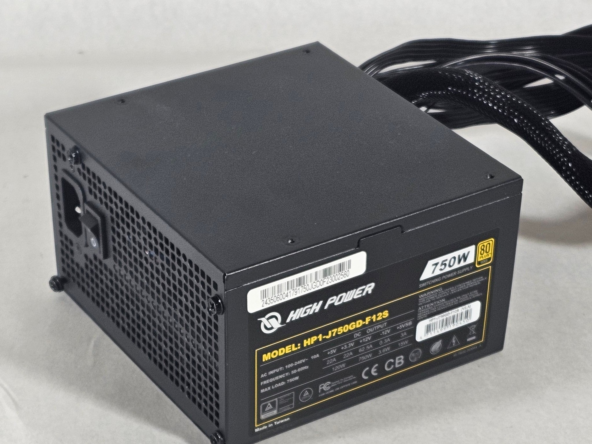 750 Watt PSU High Power HP1-J750GD-F12S Power Supply