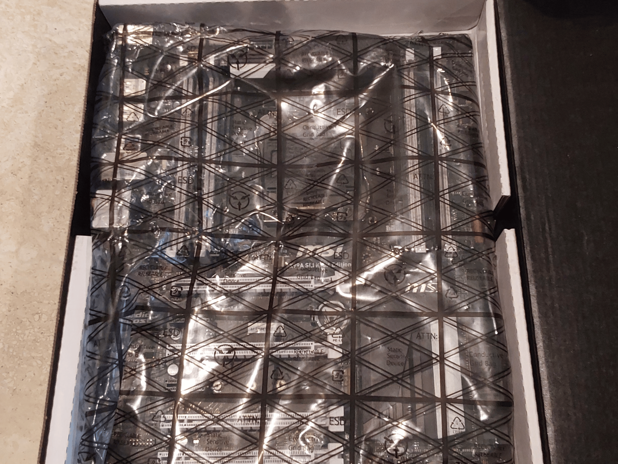 MSI Intel X99A SLI KRAIT Edition Motherboard. Pre-owned, in original retail box