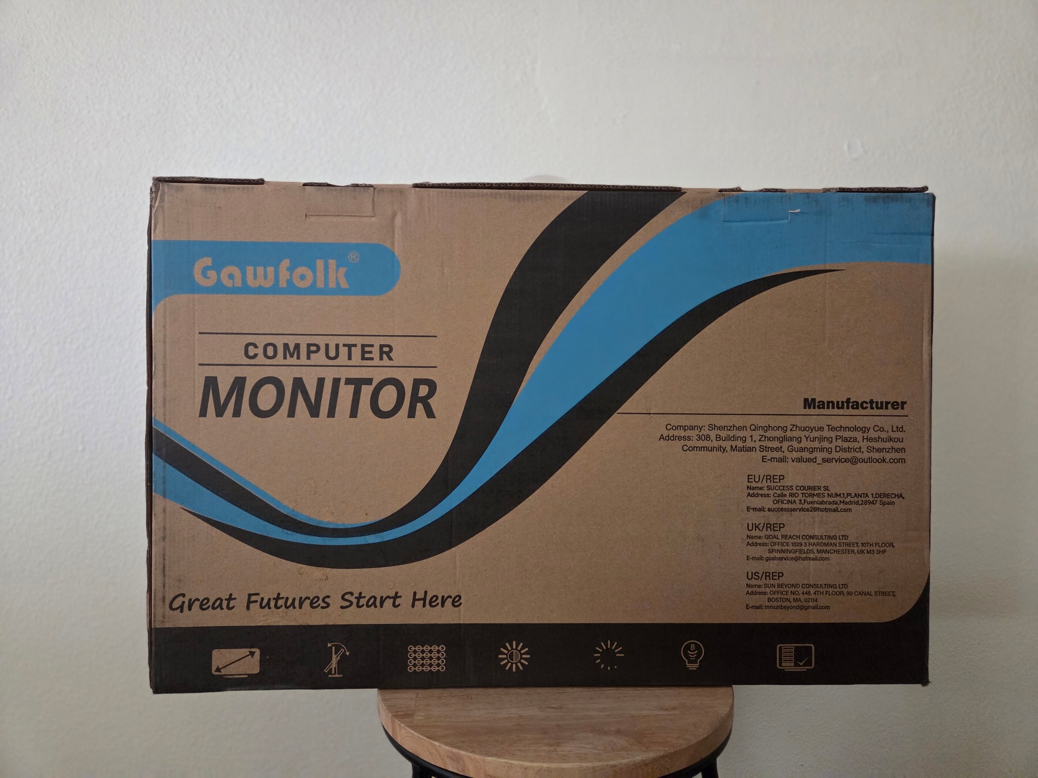 Gawfolk GF270A 2K 2560x1440 120hz "Open Box"
