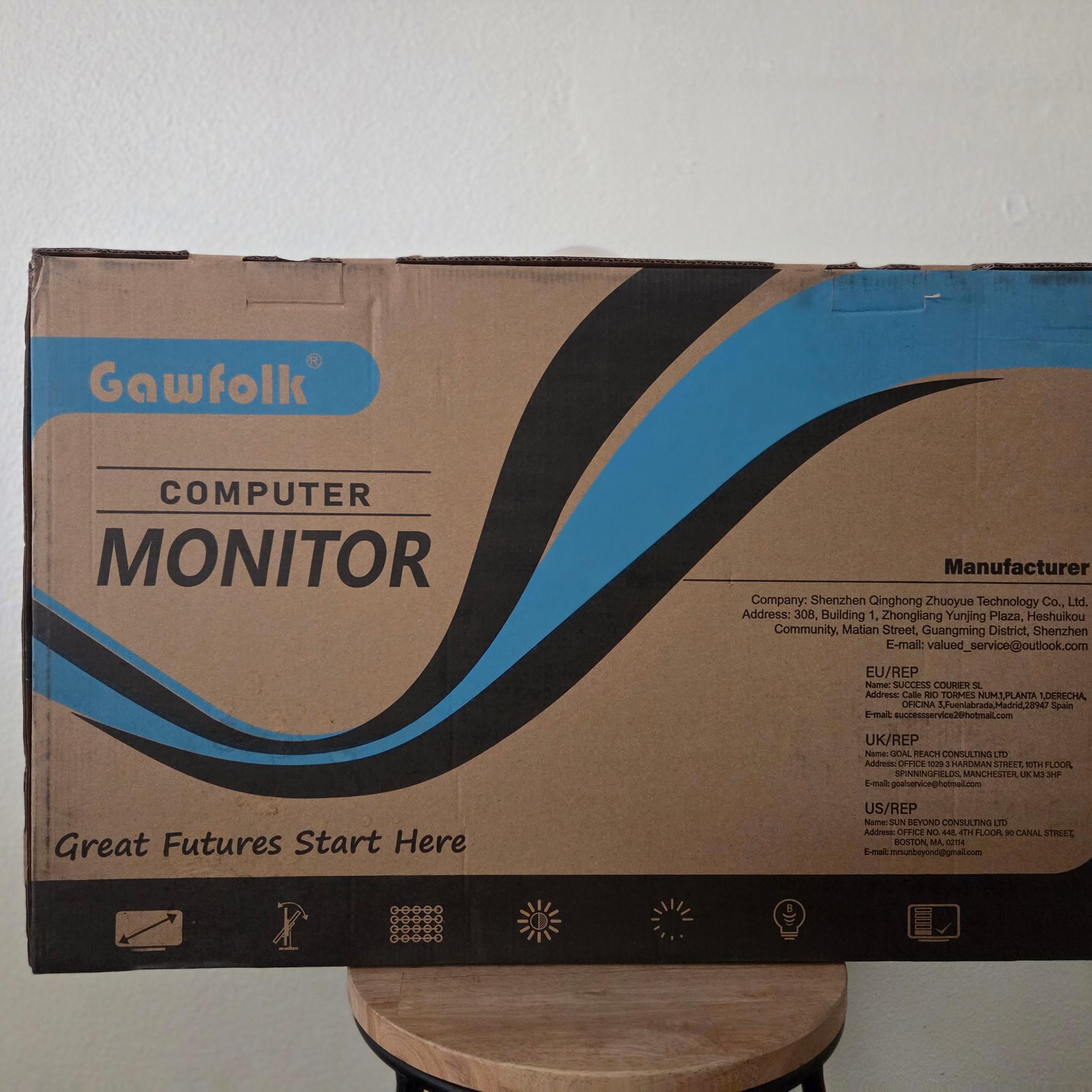 Gawfolk GF270A 2K 2560x1440 120hz "Open Box"