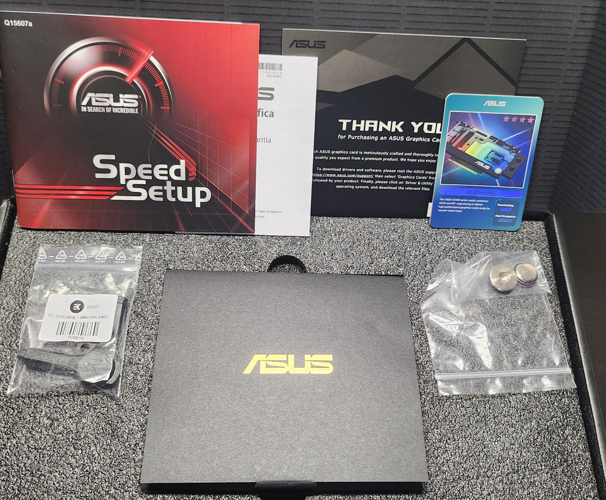 GPU Watercooling Combo: Asus EKWB RTX 3070 8GB + 280mm Radiator + 90° Adapters